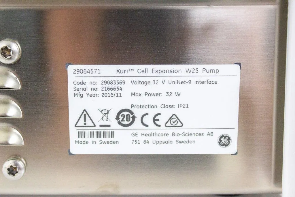 GE Xuri Cell Expansion System W25 P/N 29064568