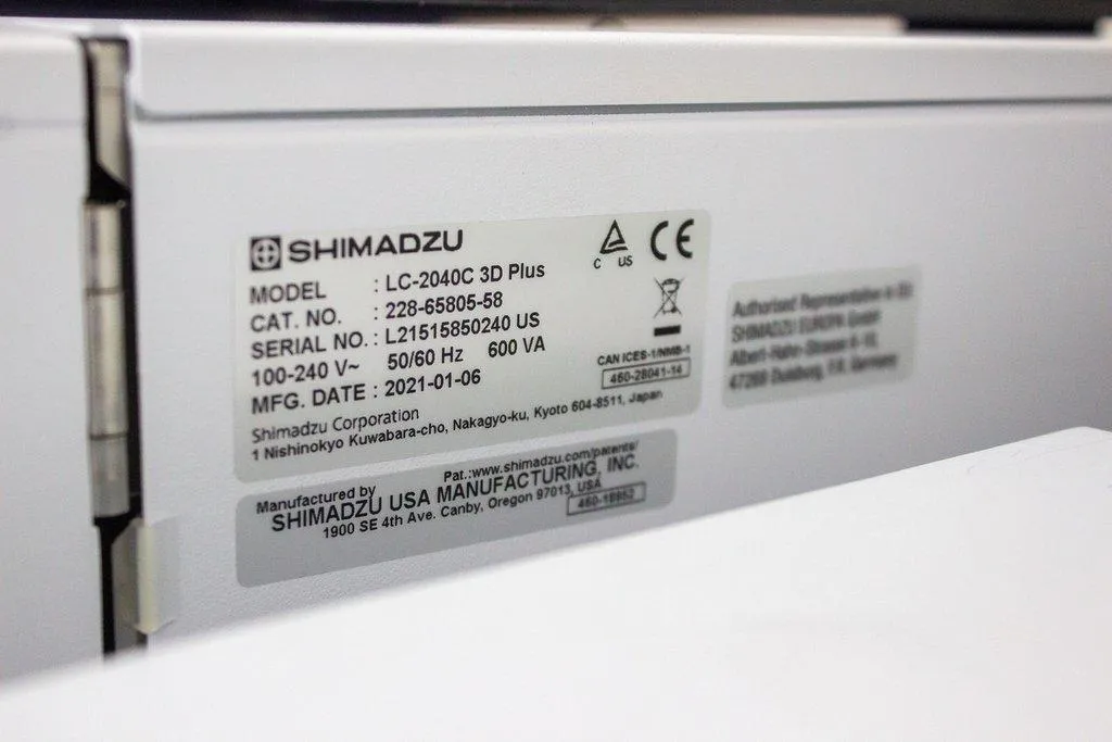 Shimadzu Nexera-i, LC-2040C 3D Plus with LCMS-2020 Liquid Chromatograph Mass Spectrometer System