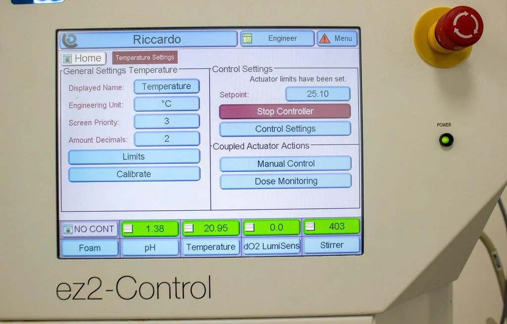 Applikon ez2-Control Bioreactor System with A10 Chiller, Stirrer, and Heating Blanket