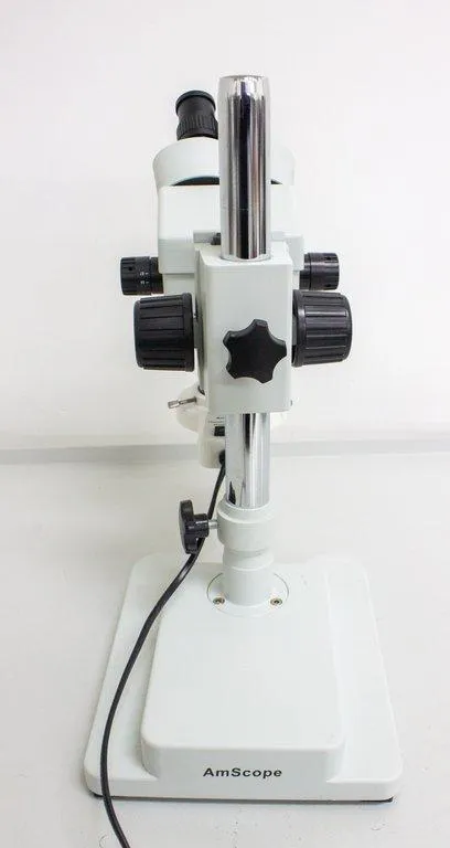 AmScope Stereo Microscope with Fluorescent Ring Light Model FRL8