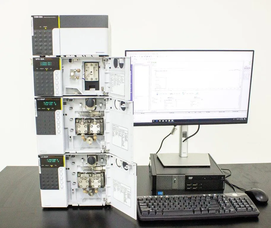 Shimadzu Prominence Preparative HPLC System with SPD-20A UV-VIS Detector