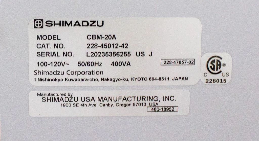 Shimadzu Prominence Preparative HPLC System with SPD-20A UV-VIS Detector