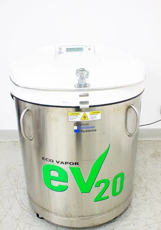 Custom Biogenic Systems Eco Vapor EV20 Ultra Low Freezer LN2 Liquid Nitrogen Cryogenic Storage