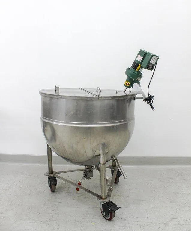 SPXFLOW EV1P25M Lightnin Mixer/Agitator with T150 Stainless Steel mixing Kettle 150G