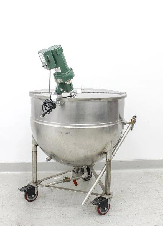 SPXFLOW EV1P25M Lightnin Mixer/Agitator with T150 Stainless Steel mixing Kettle 150G