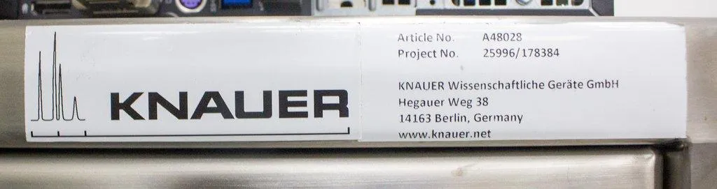 KNAUER IJM SingleCore NanoProducer High Flow Impingement Jets Mixing Technology