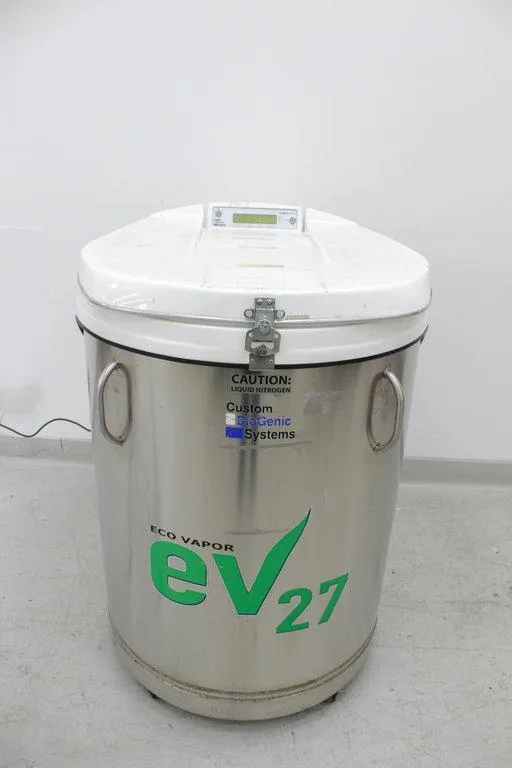 Custom Biogenic Systems EV-27 AB Eco Vapor Nitrogen Freezer