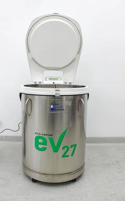 Custom Biogenic Systems EV-27 AB Eco Vapor Nitrogen Freezer