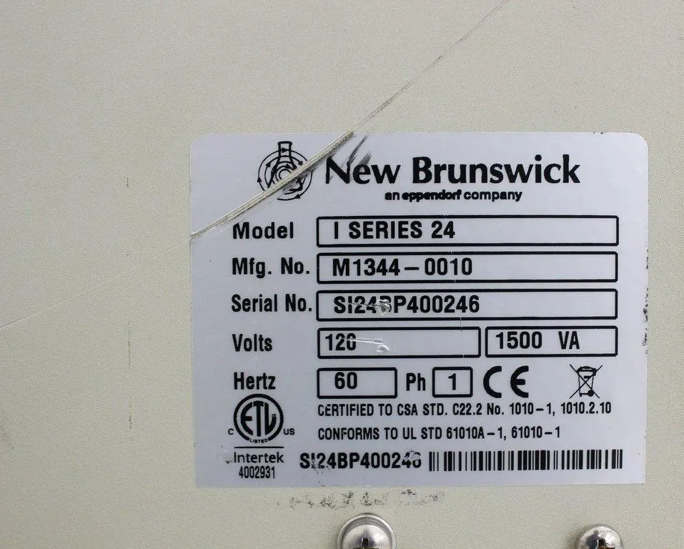 New Brunswick I Series 24 Benchtop Incubator Shaker