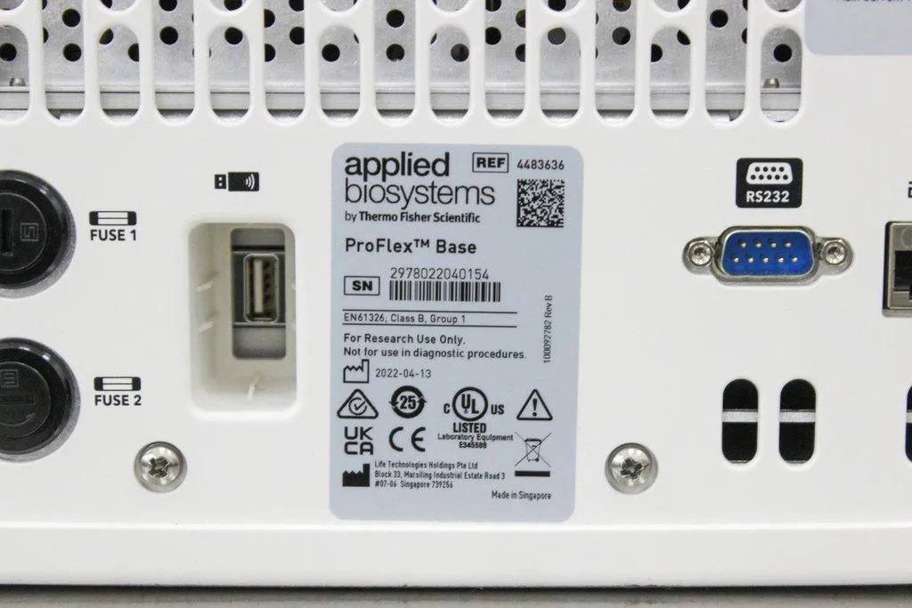 Applied Biosystems ProFlex Base Dual 96-Well Sample Block PCR Thermal Cycler with Fleet Control Software