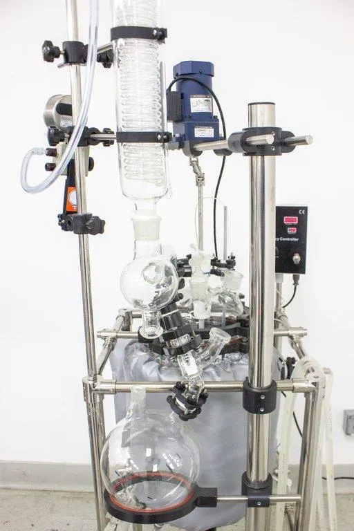 20L Jacketed Glass Reaction Vessel with Stirrer