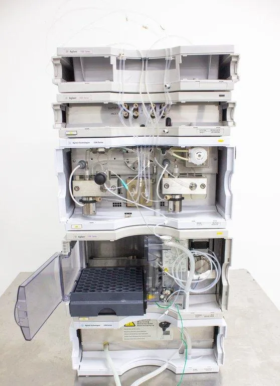 Agilent HPLC System with Bin Pump, Degasser ALS, FC/ALS Therm, Solvent Rack