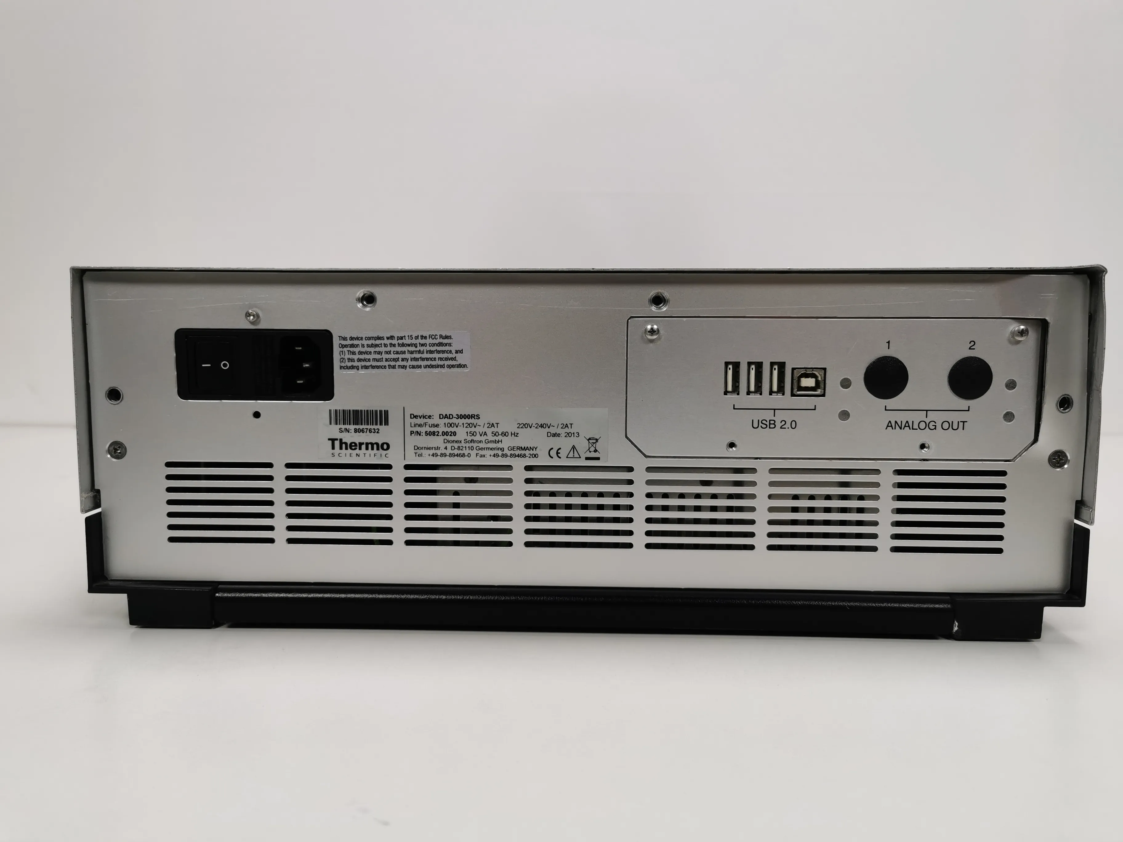 Dionex UltiMate 3000 RS Diode Array Detector