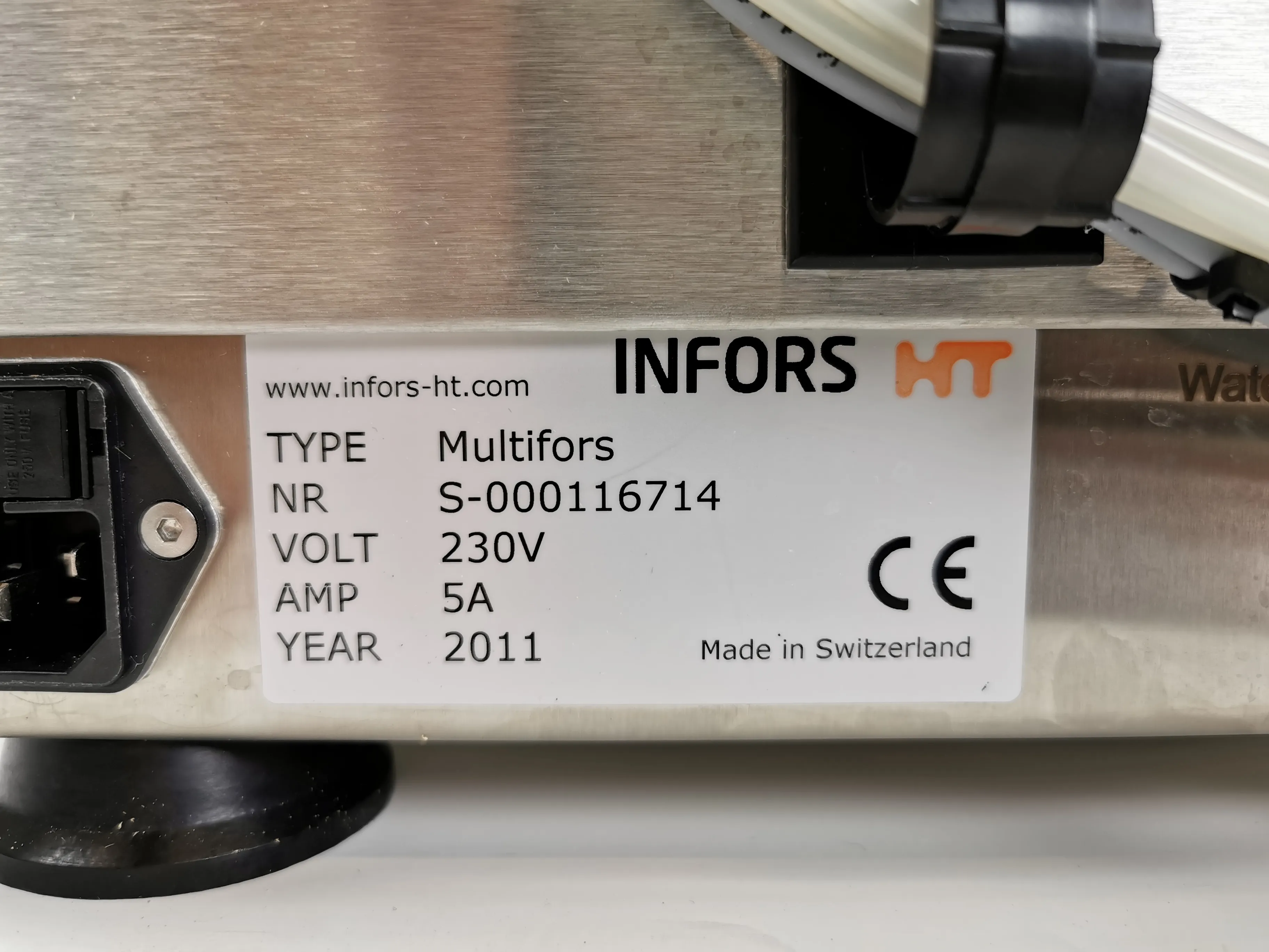 Infors HT Multifors Bench Top Bioreactor System, 2011