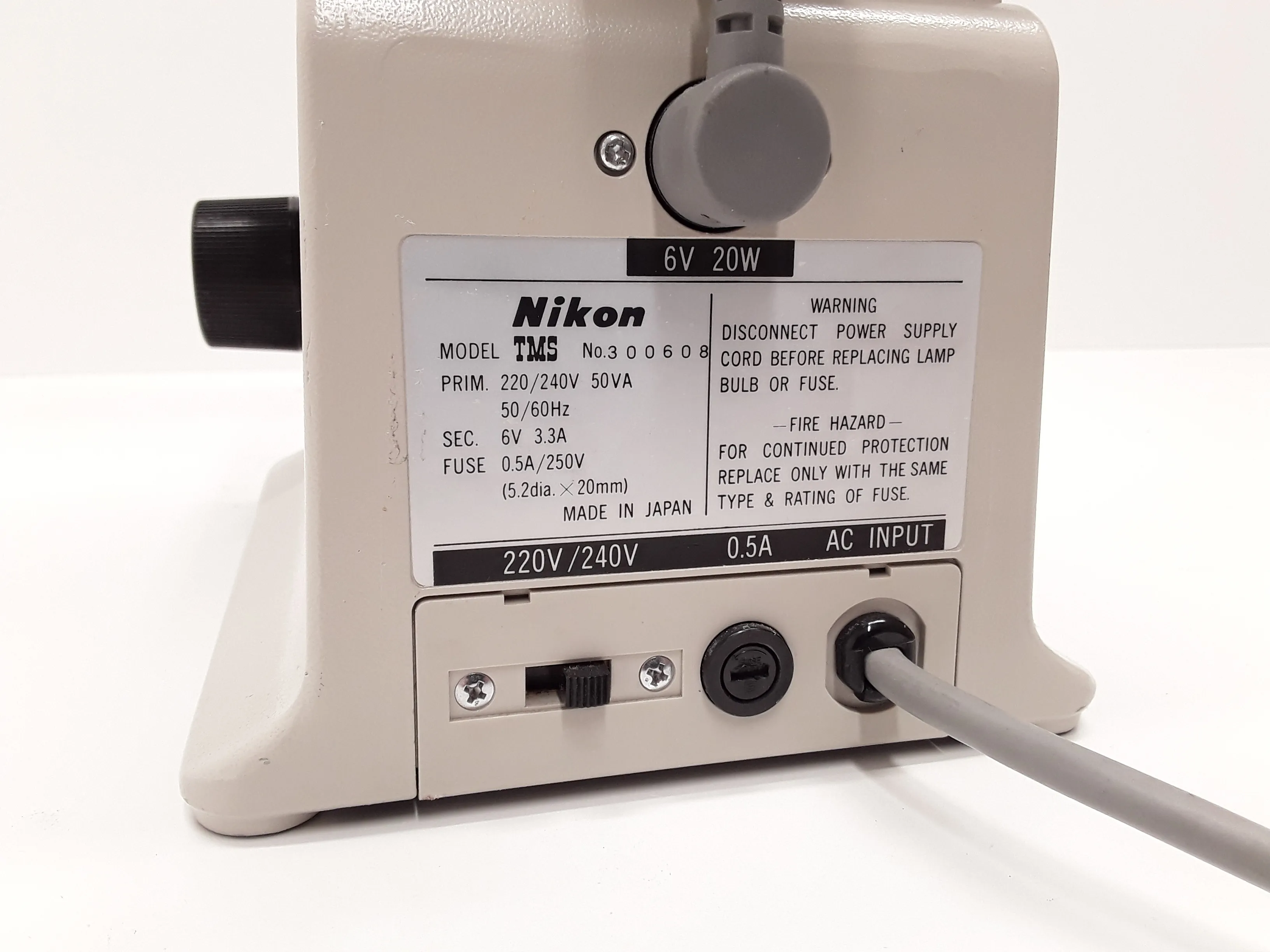 Nikon TMS Inverted Phase Contrast Low Profile Microscope