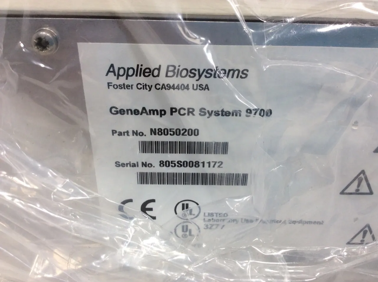 Applied Biosystems GeneAmp PCR System 9700