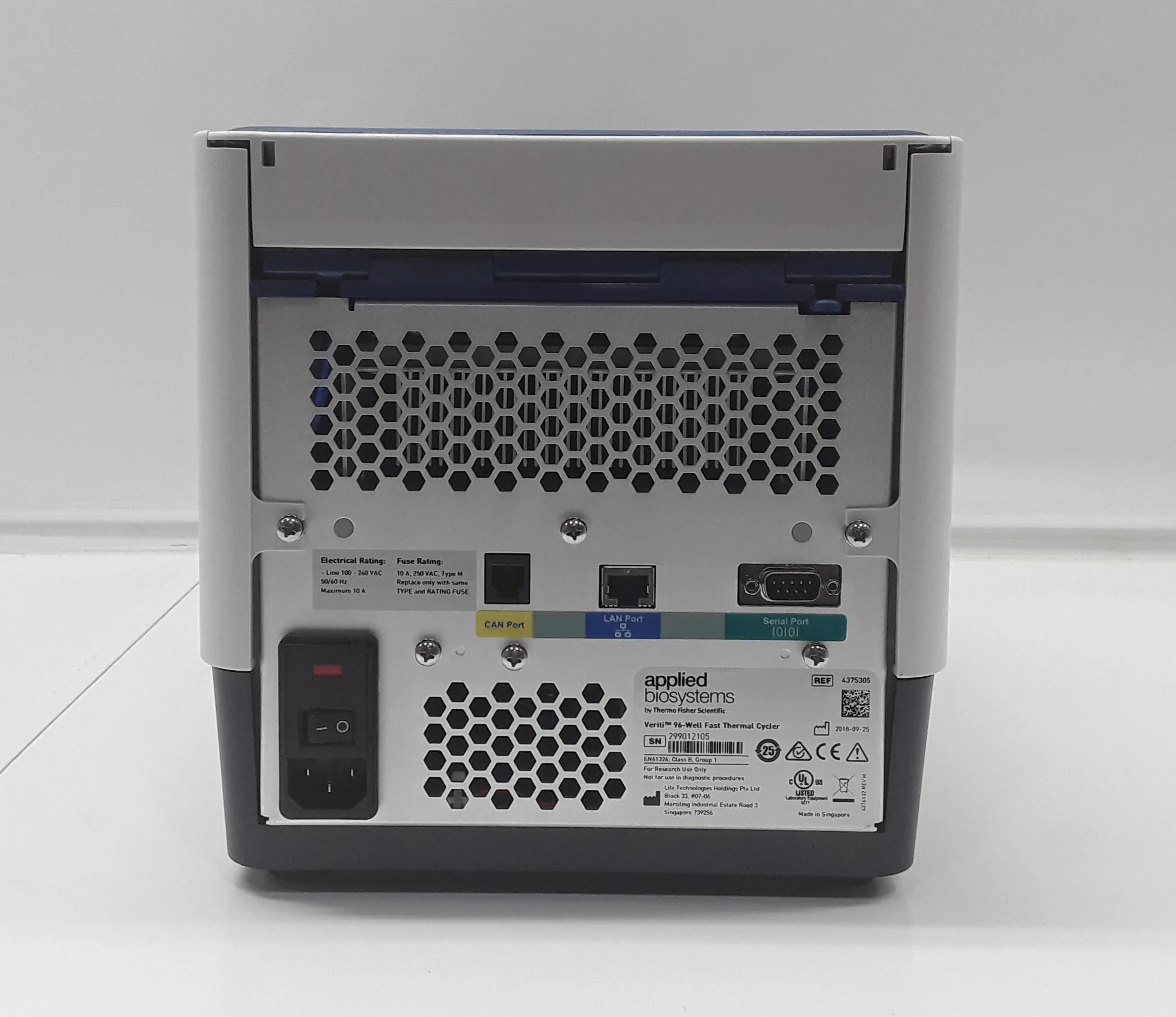 Applied Biosystems Veriti 96-Well Fast Thermal Cycler PCR Molecular Biology Lab Equipment 299012105