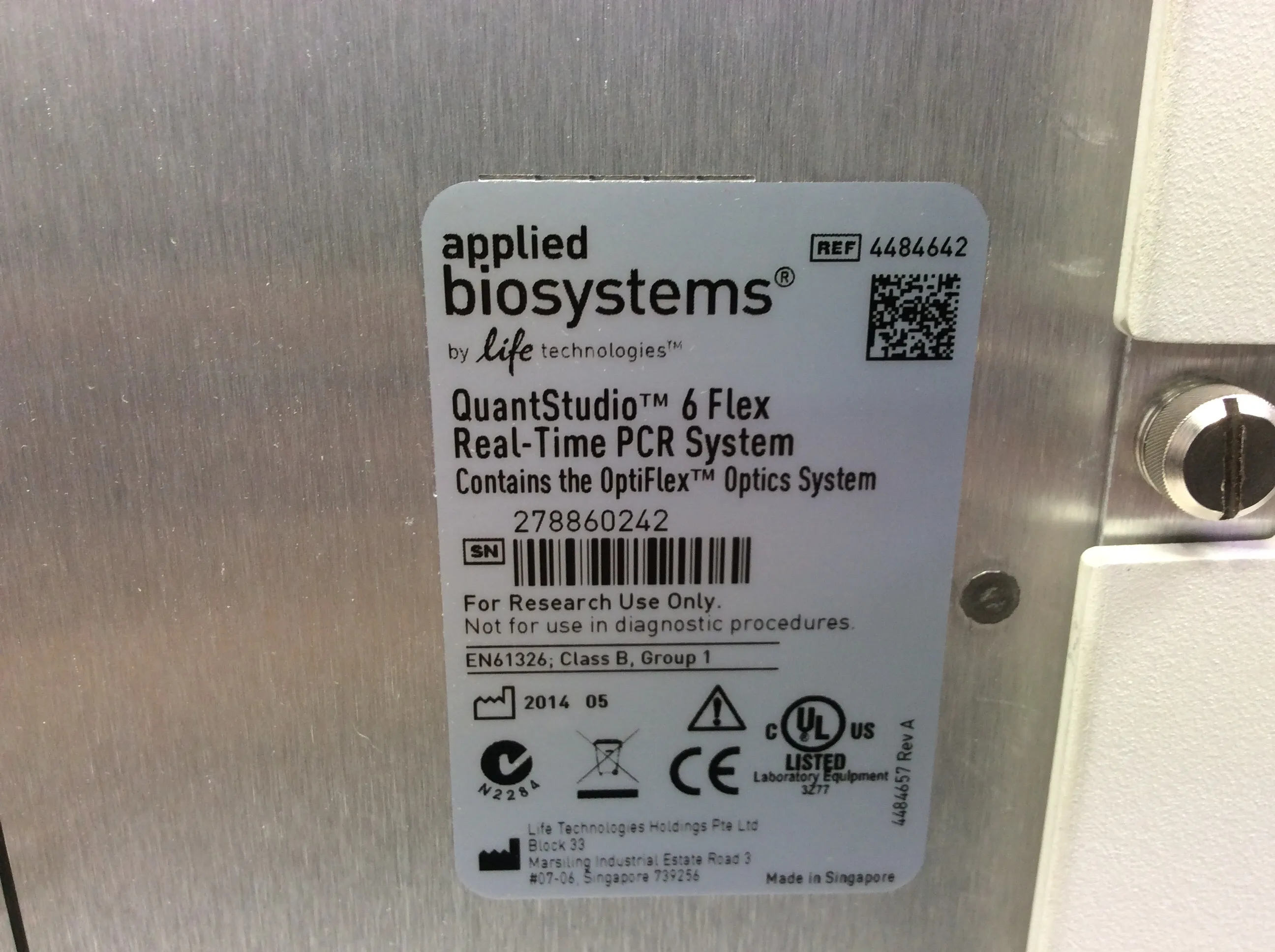 Applied Biosystems QuantStudio 6 Flex Real-Time PCR System