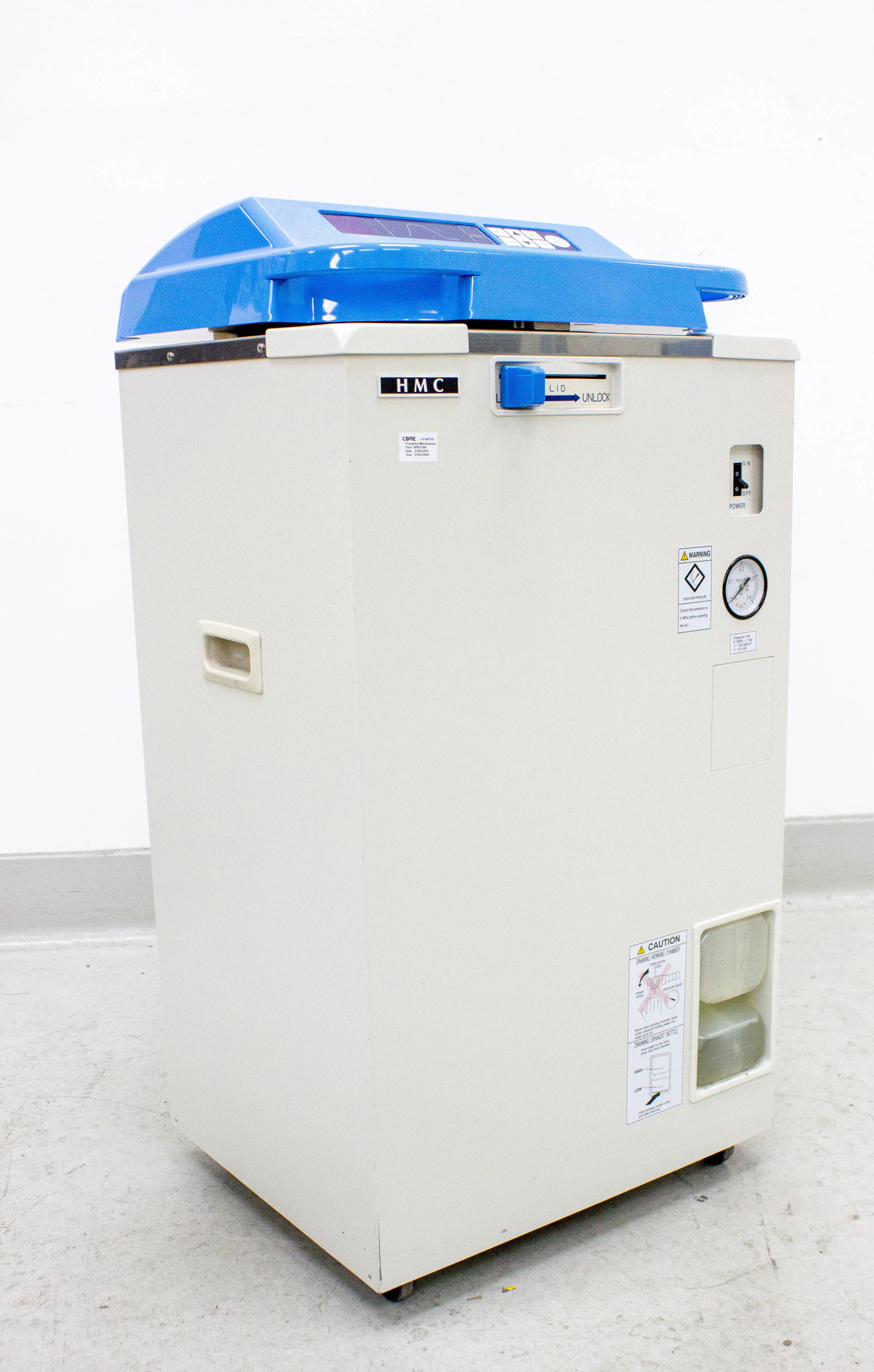 HiClave HV-50L Upright Autoclave Steam Sterilizer 50L 120V Hirayama HiClave HV-50L