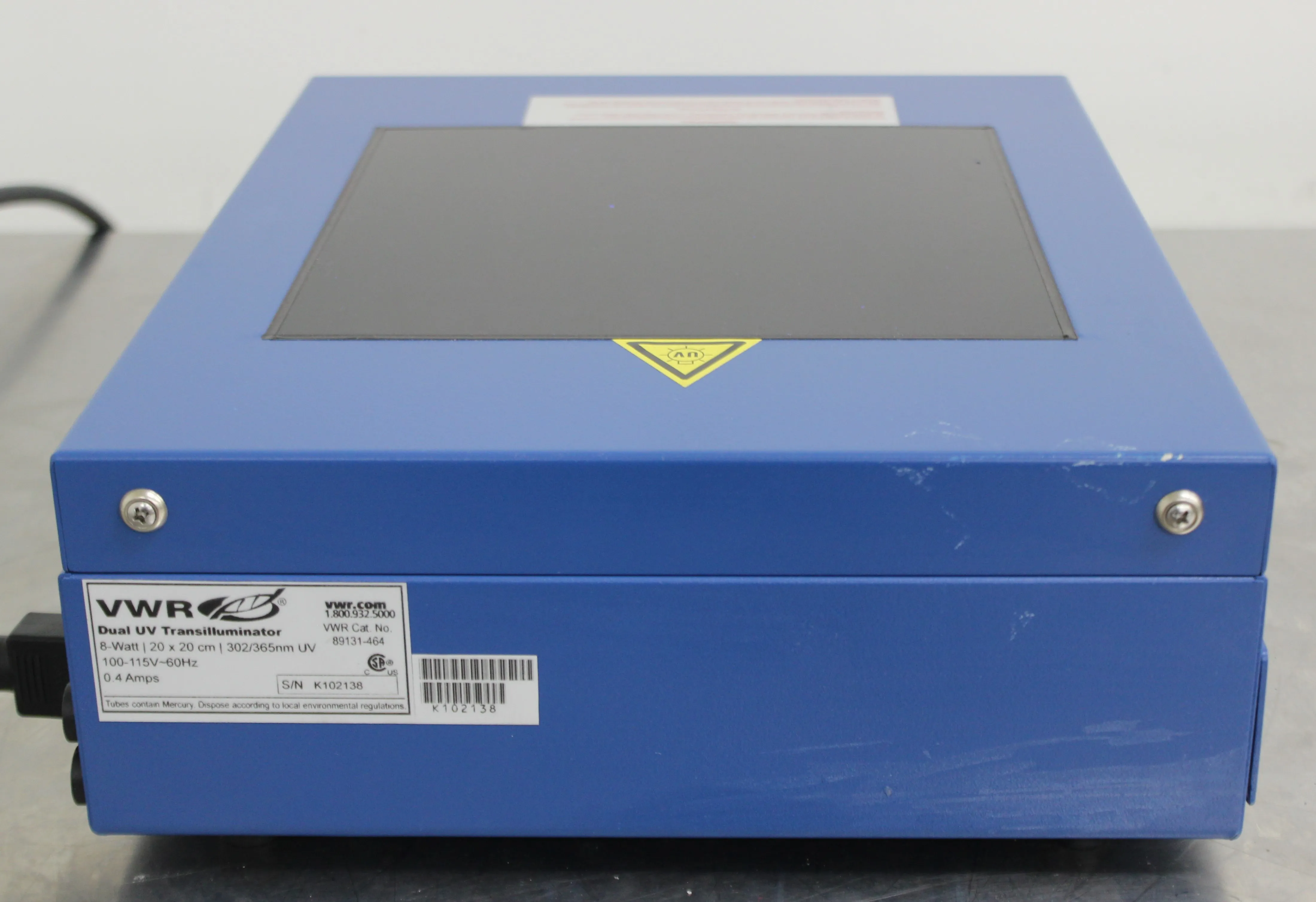 VWR Dual UV Transilluminator K102138