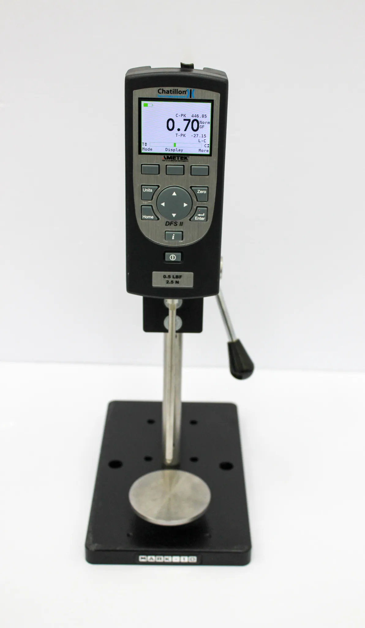 MARK-10 Chatillon DFS2-250G Force Measurement Test Stand ES10