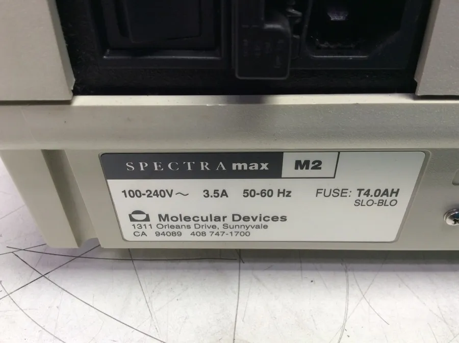 Molecular Devices SpectraMax M2 Microplate Reader Used Microplate Reader + Software