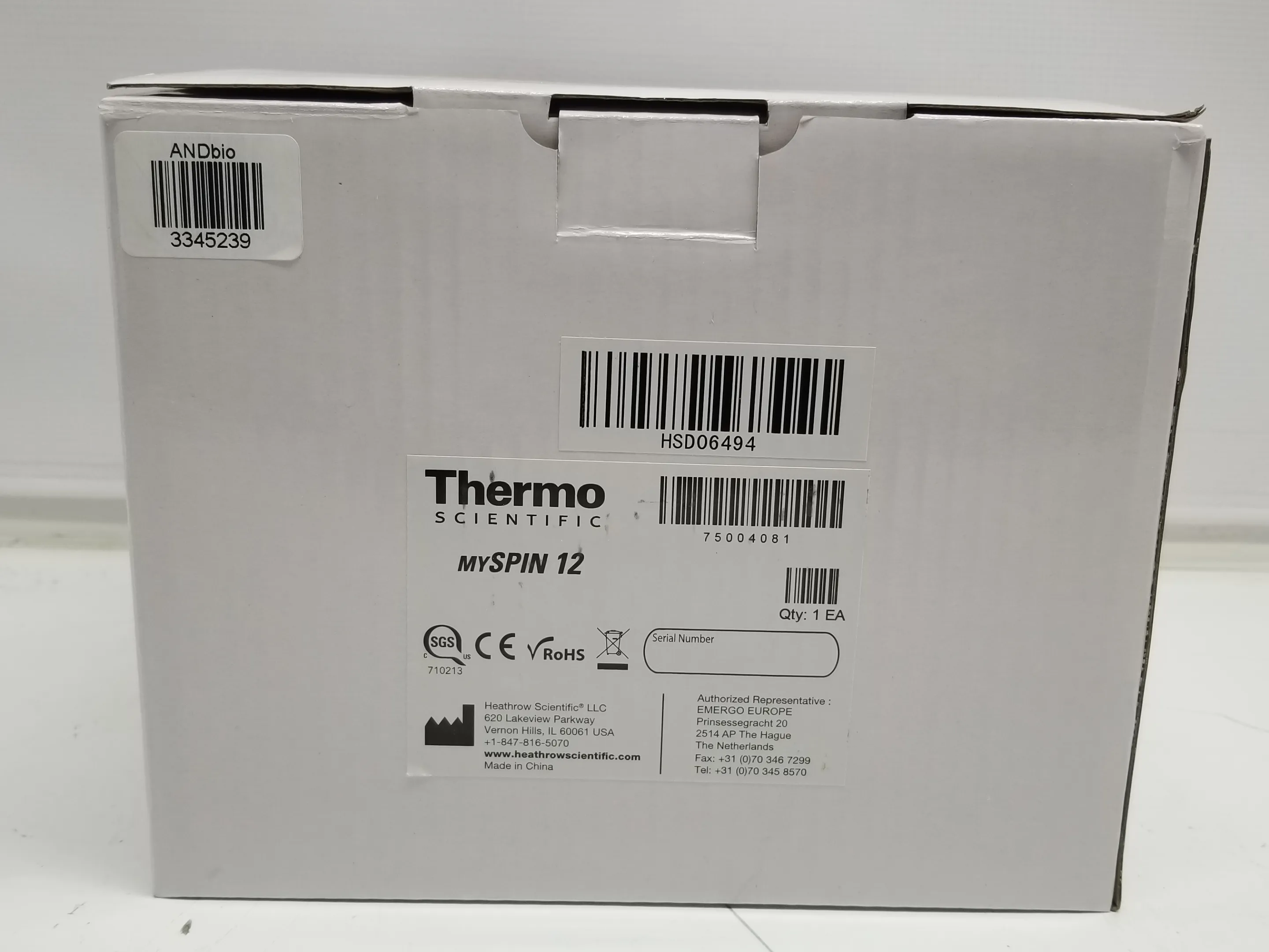 Thermo Scientific MySpin 12 Mini Centrifuge