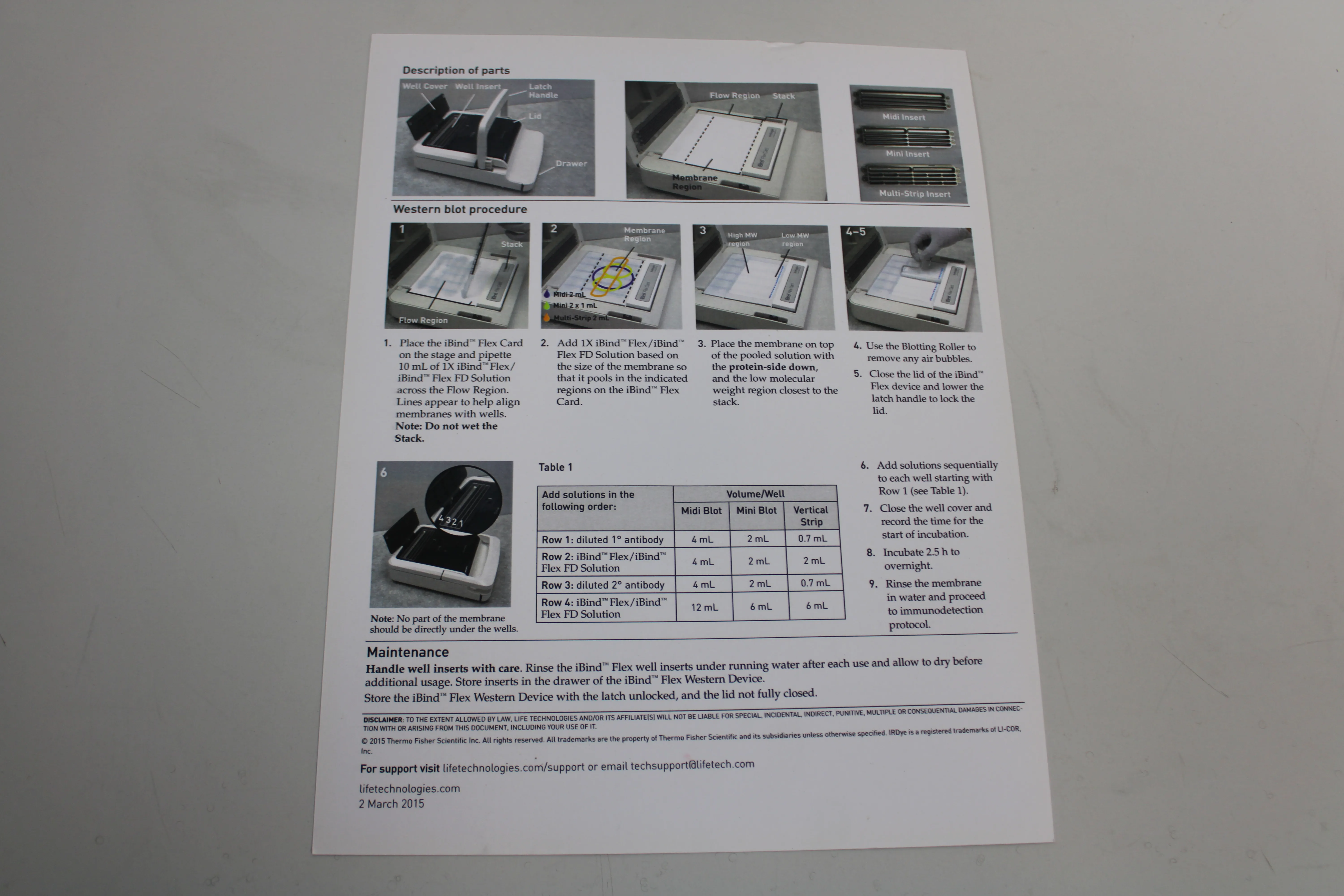 Invitrogen iBind Flex Western Device SFL2000