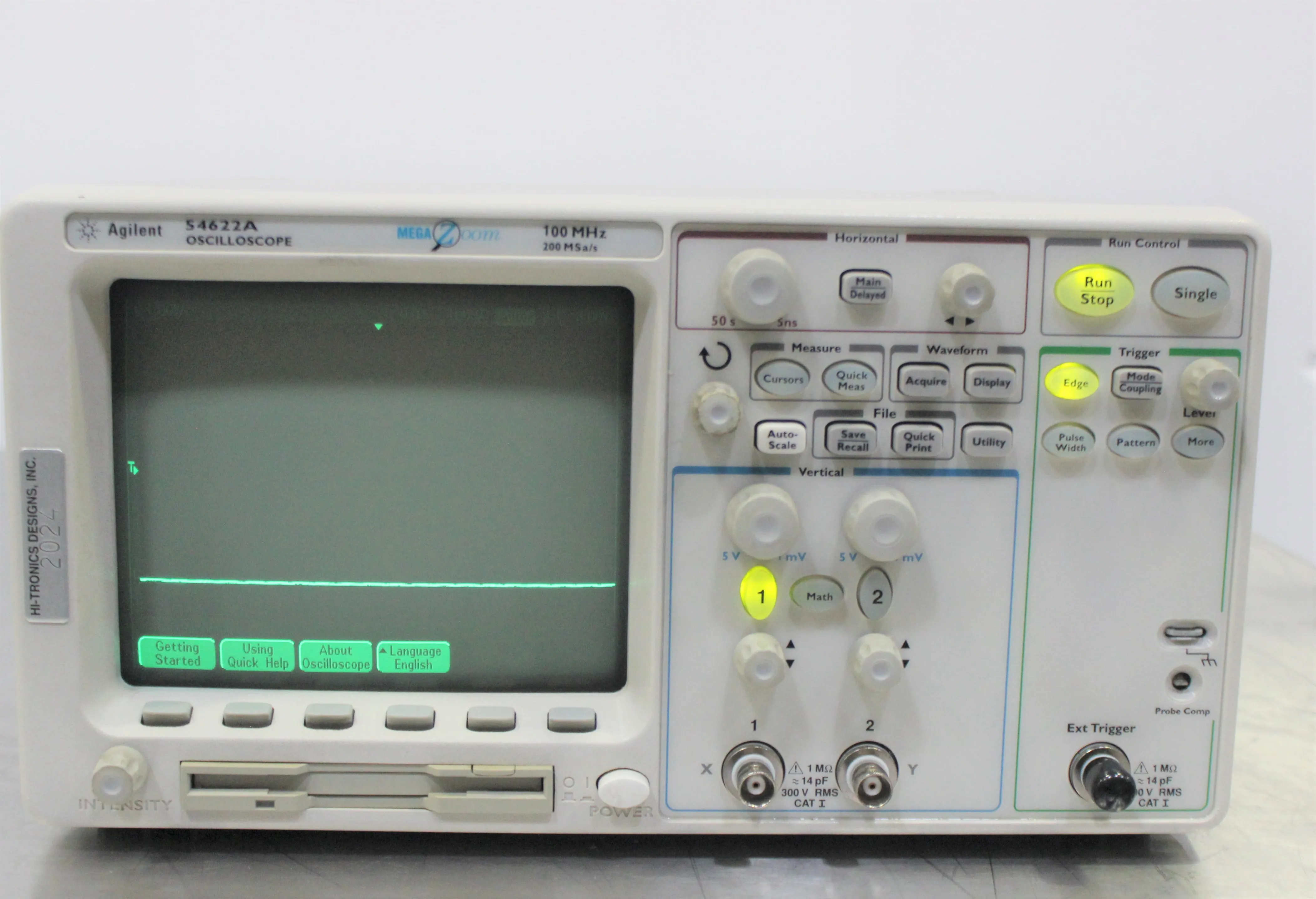 Agilent 54622A 100 MHz Oscilloscope