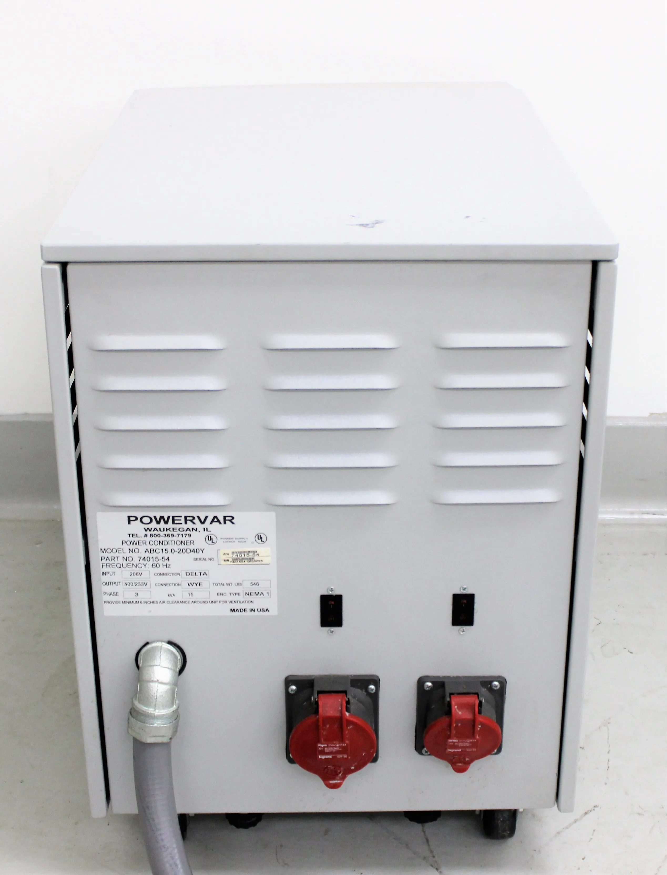 Powervar ABC15.0-20D40Y 15 kVA Transformer