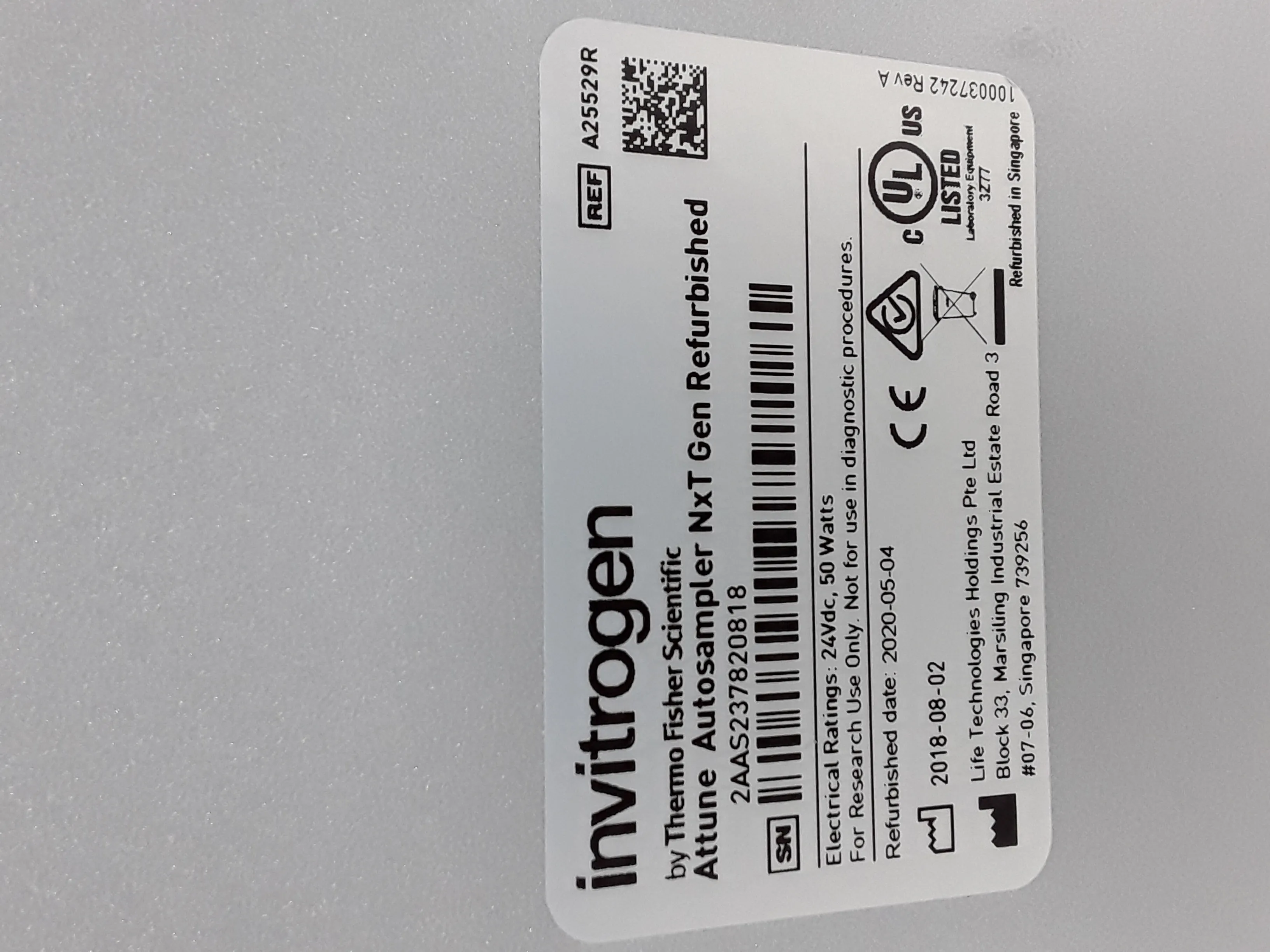 Invitrogen Life Technologies Attune NxT Gen Auto sampler A25529