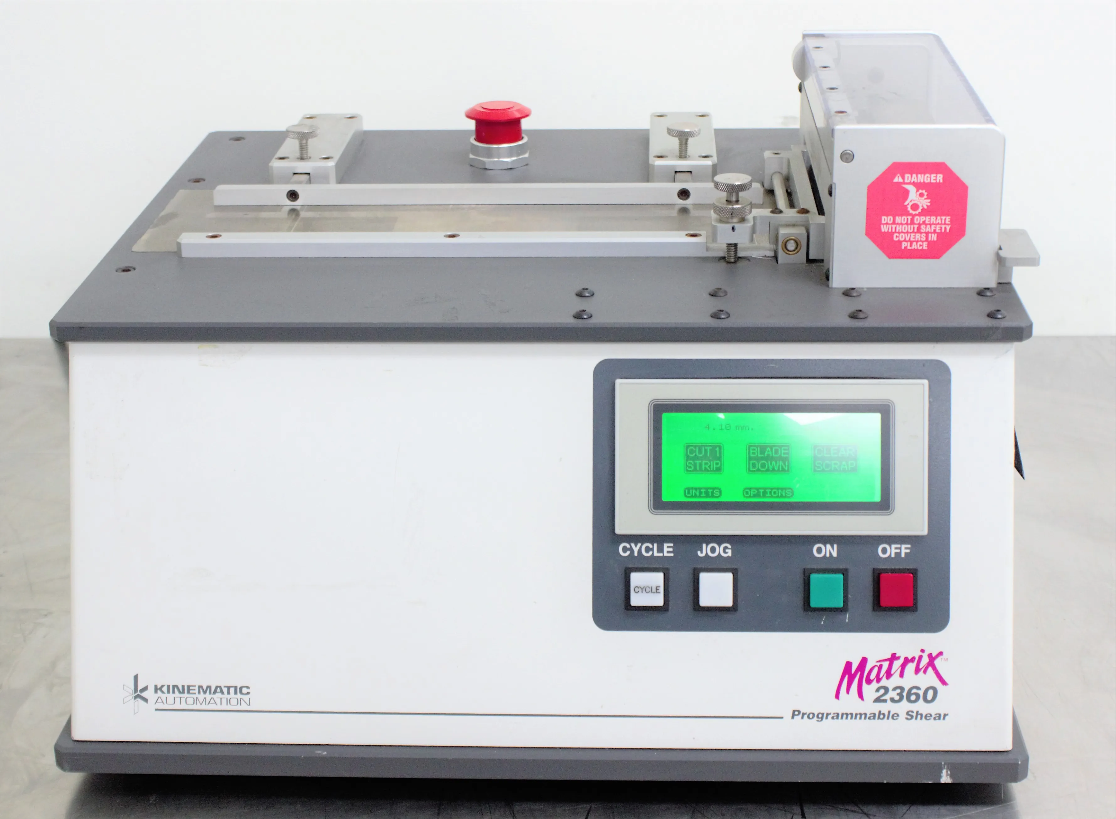 Kinematic Matrix 2360 Prog. Shear Module - Used Laboratory Equipment