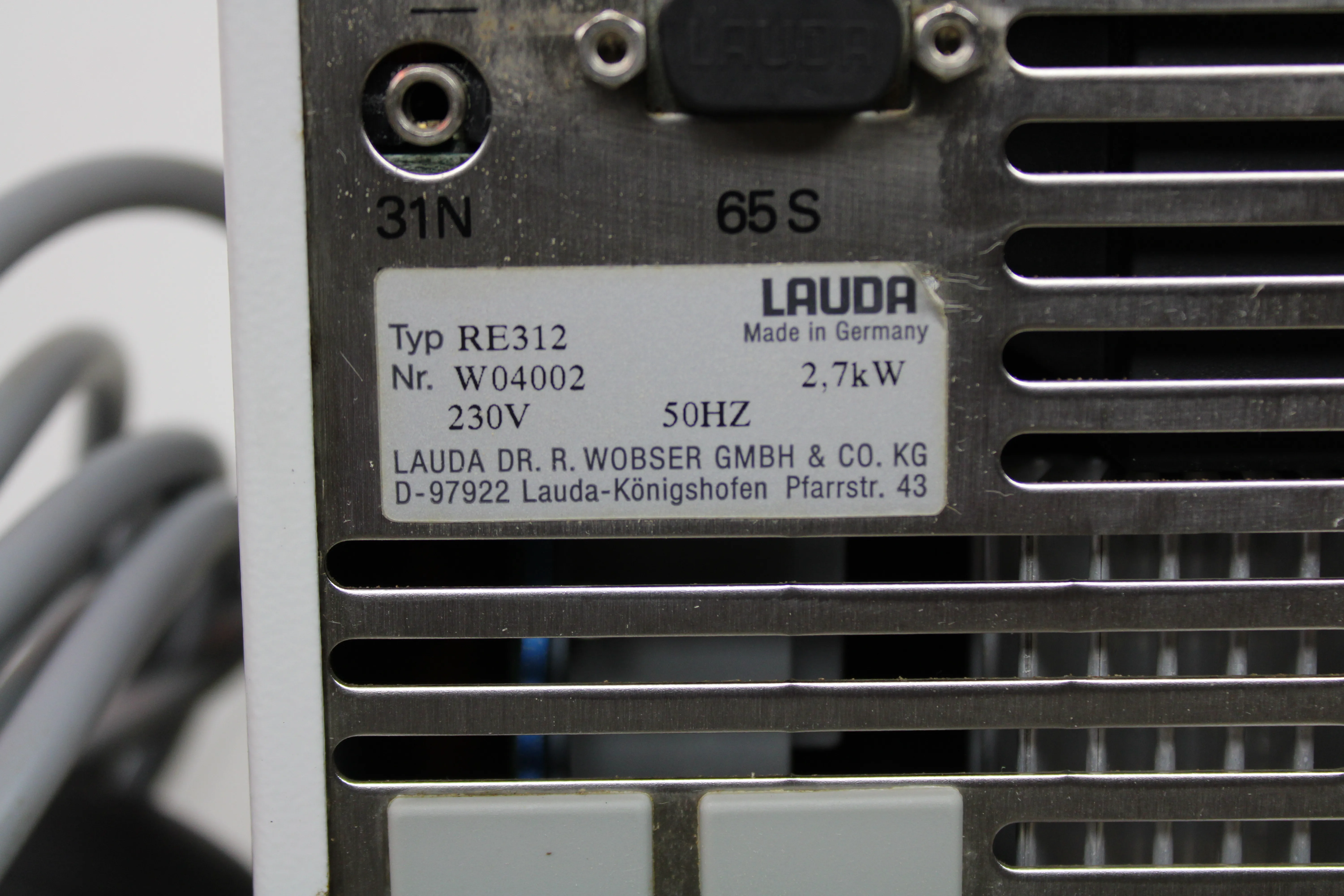 Lauda RE312 Circulator Water Bath - Calibration Thermostats for Precision Adjustments