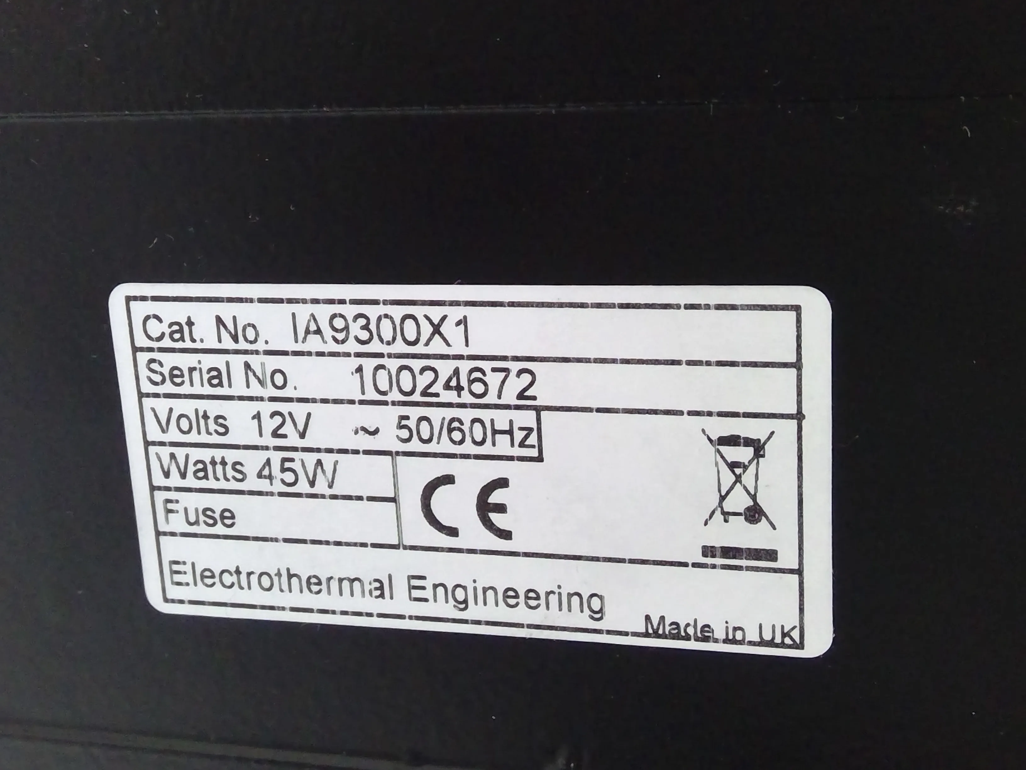 Barnstead Electrothermal IA9300 Digital Melting Point Apparatus