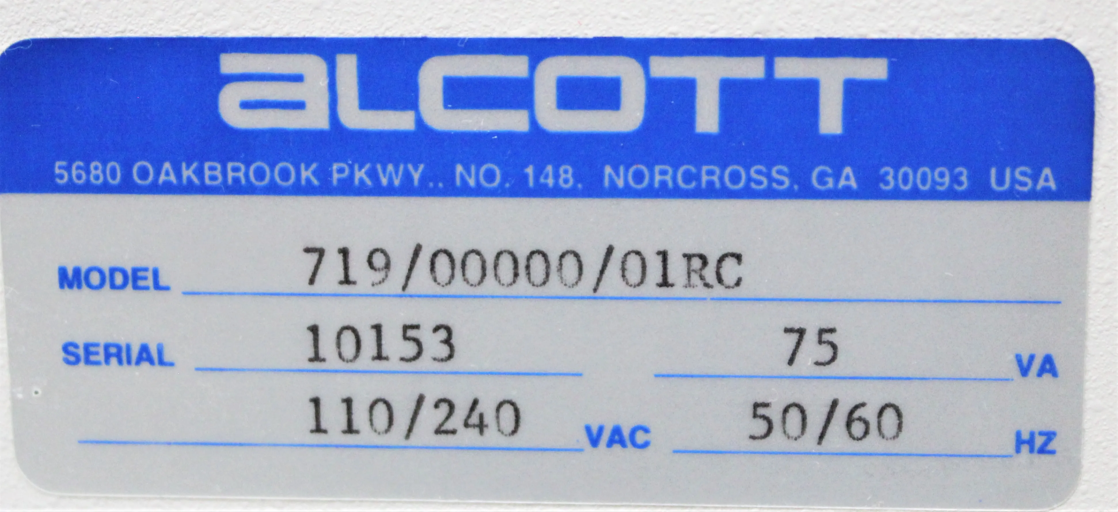 Alcott Model 719AL Syringe Style Autosampler for HPLC and LC/MS Applications