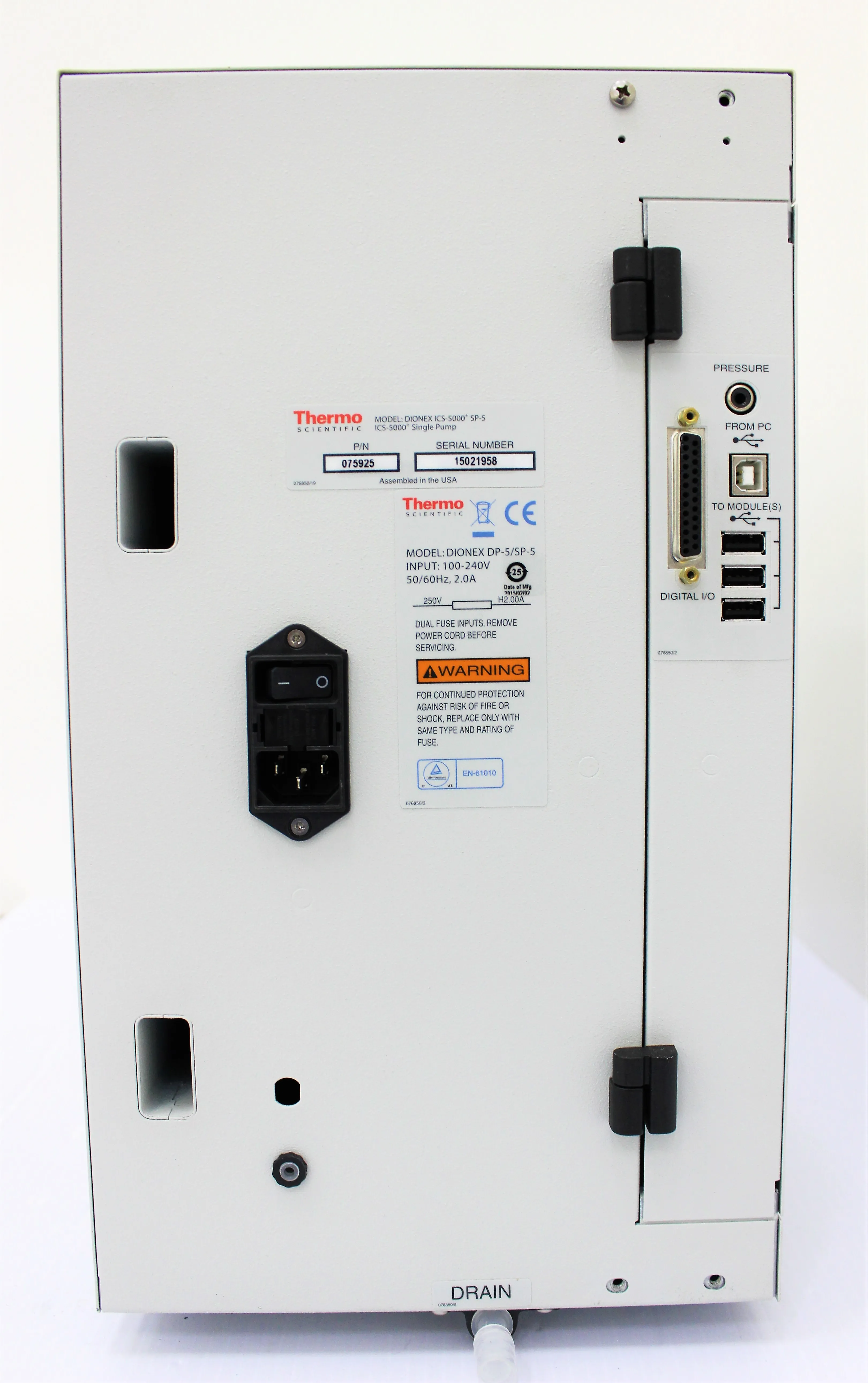 Thermo Scientific Dionex ICS-5000+ SP-5 Pump