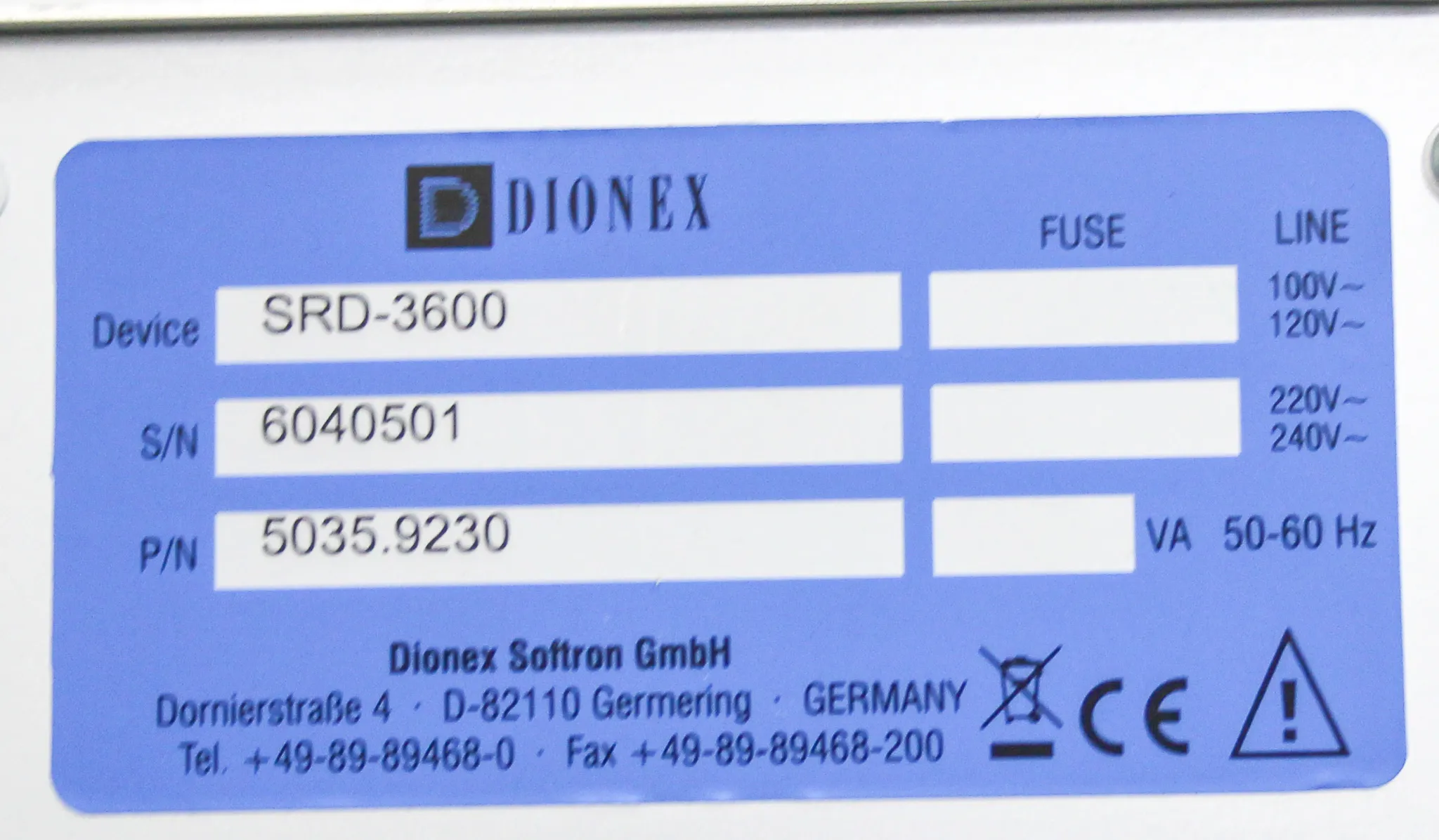 Thermo Scientific Dionex UltiMate 3000 RS HPLC System