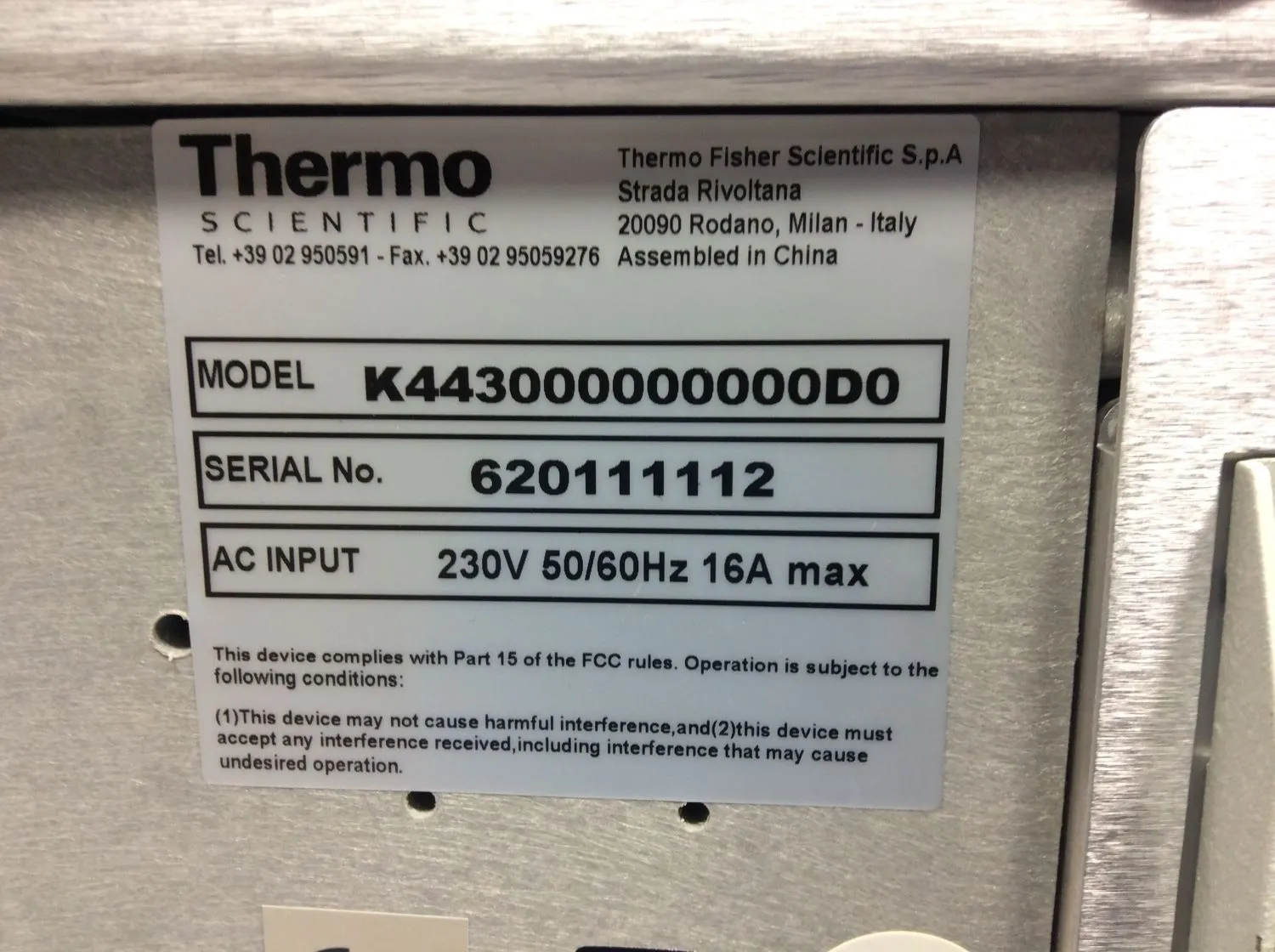 Thermo Fisher Trace GC Ultra with Trace Software CD v3.0