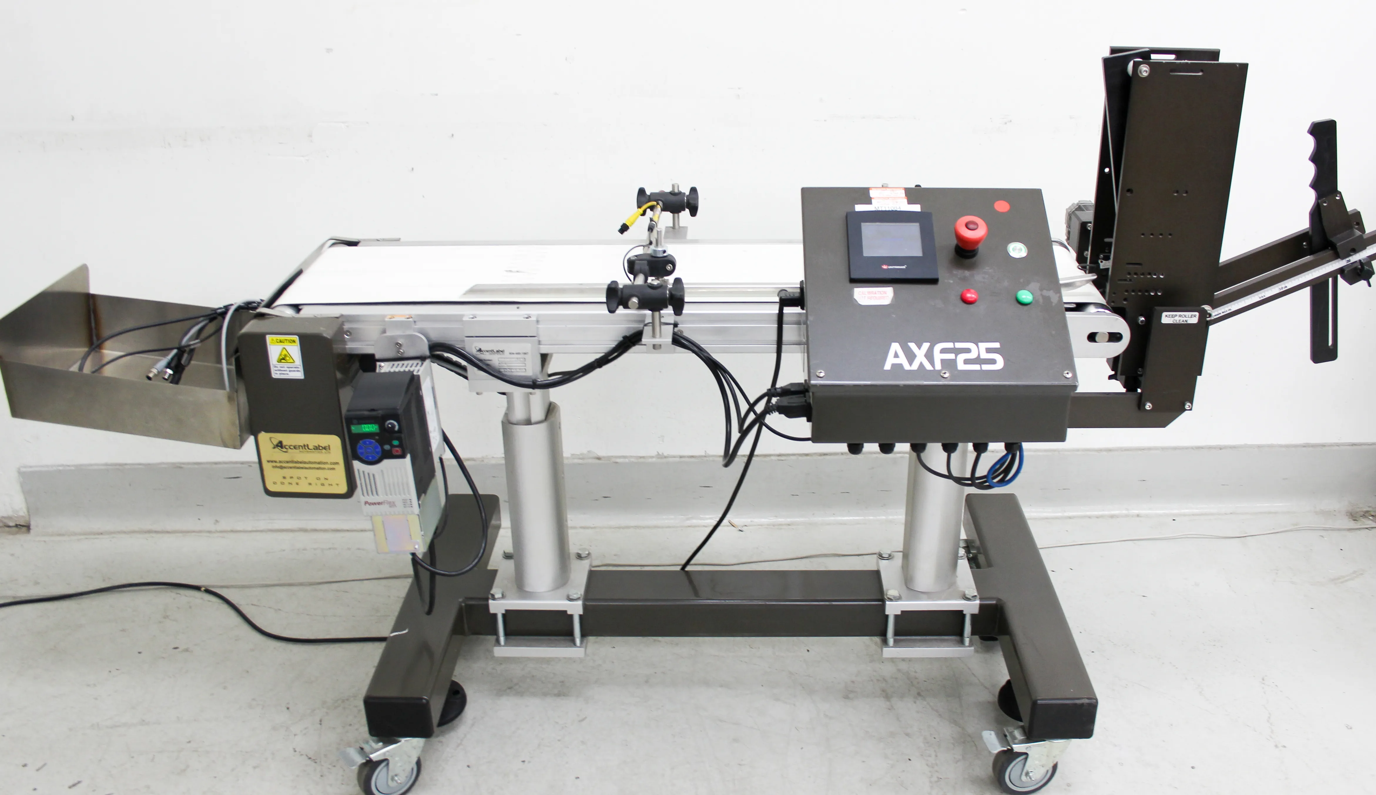 AccentLabel Automation AXF25 & APEL40 Automatic Feeder Pouch Labeler