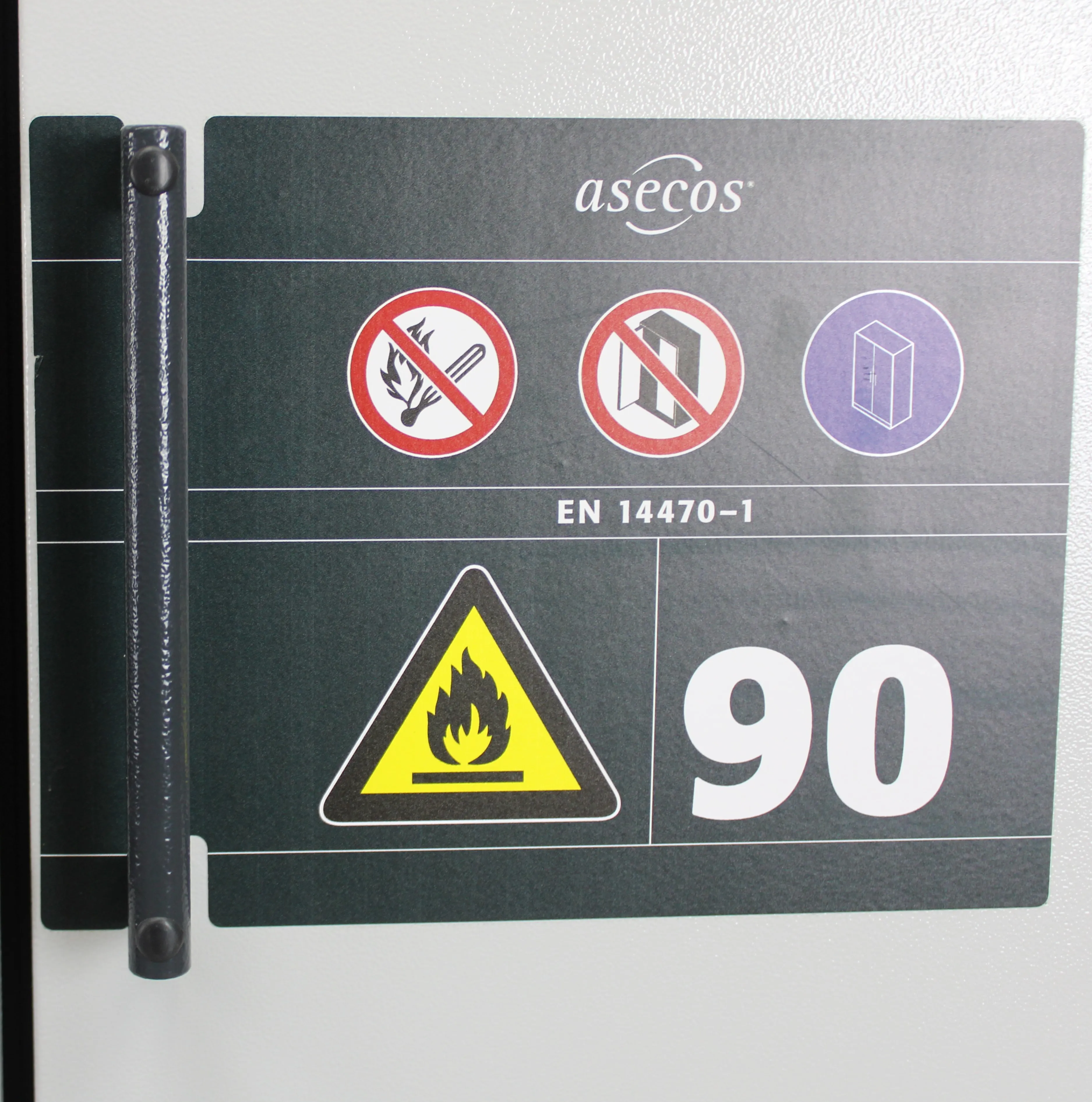 Denios Fire Resistant Safety Cabinet Q90.195.120 3 Shelfs