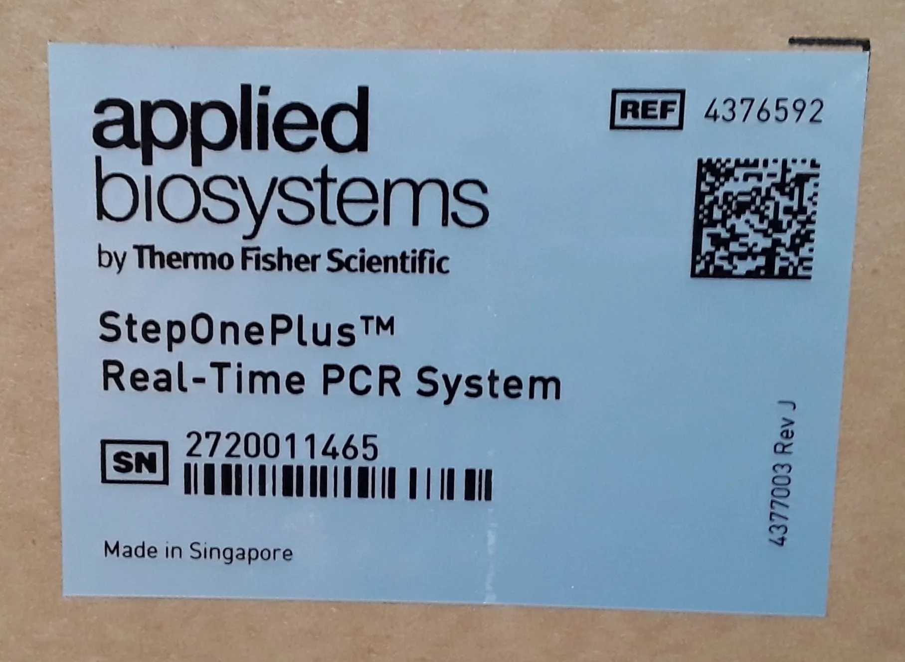 Applied Biosystems 4376592 StepOnePlus Real-Time PCR System Laboratory Equipment