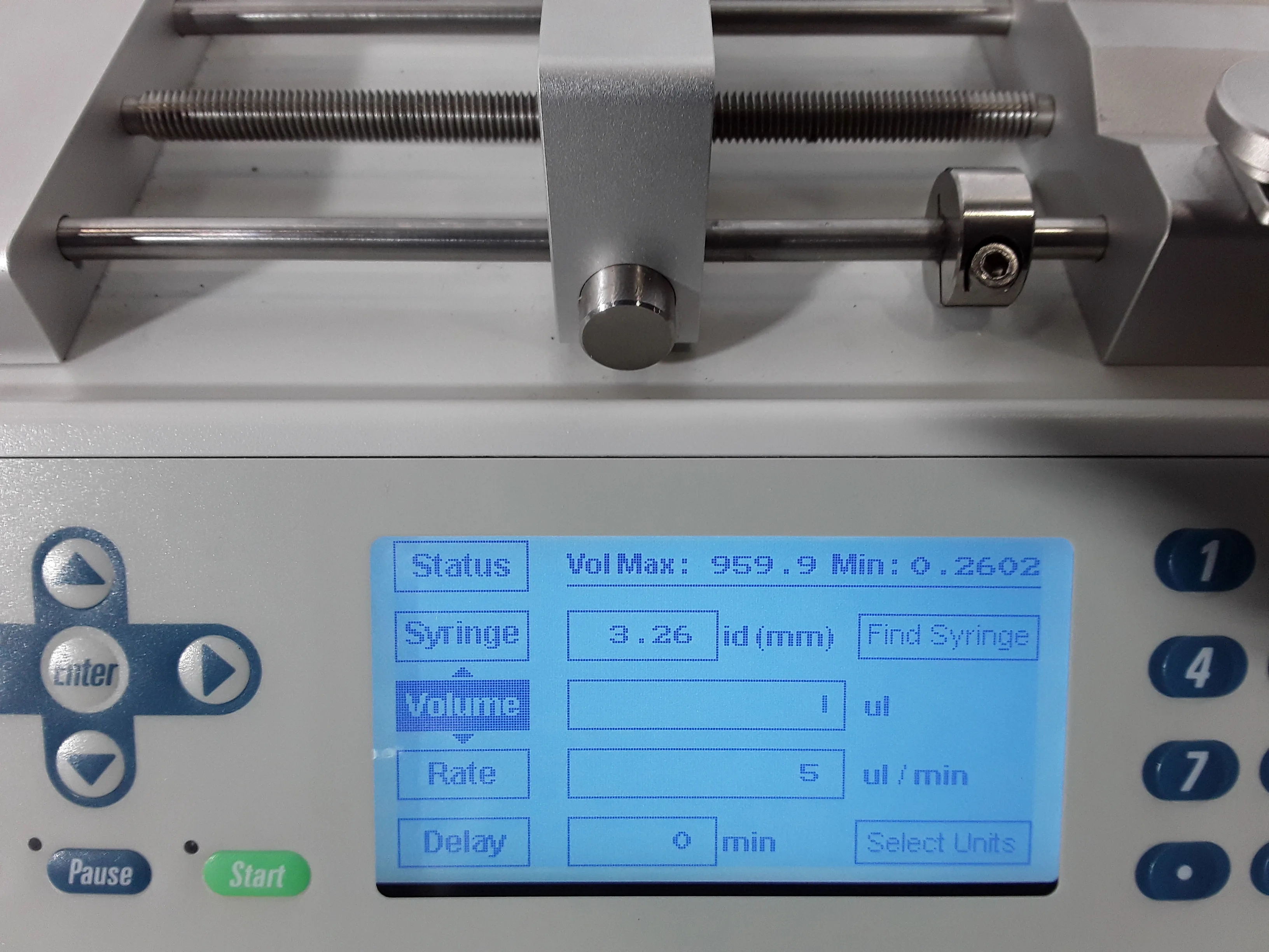 Chemyx F100TUC Syringe Pump for Micro-Flow Applications Lab Equipment