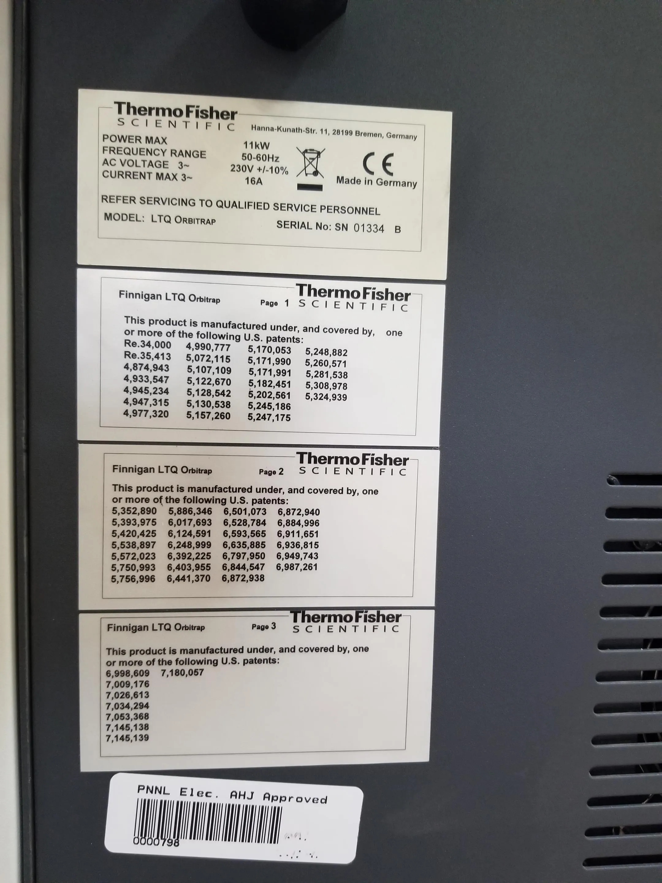 Thermo Scientific LTQ Orbitrap & LTQ XL Mass Spectrometer - Used Laboratory Equipment