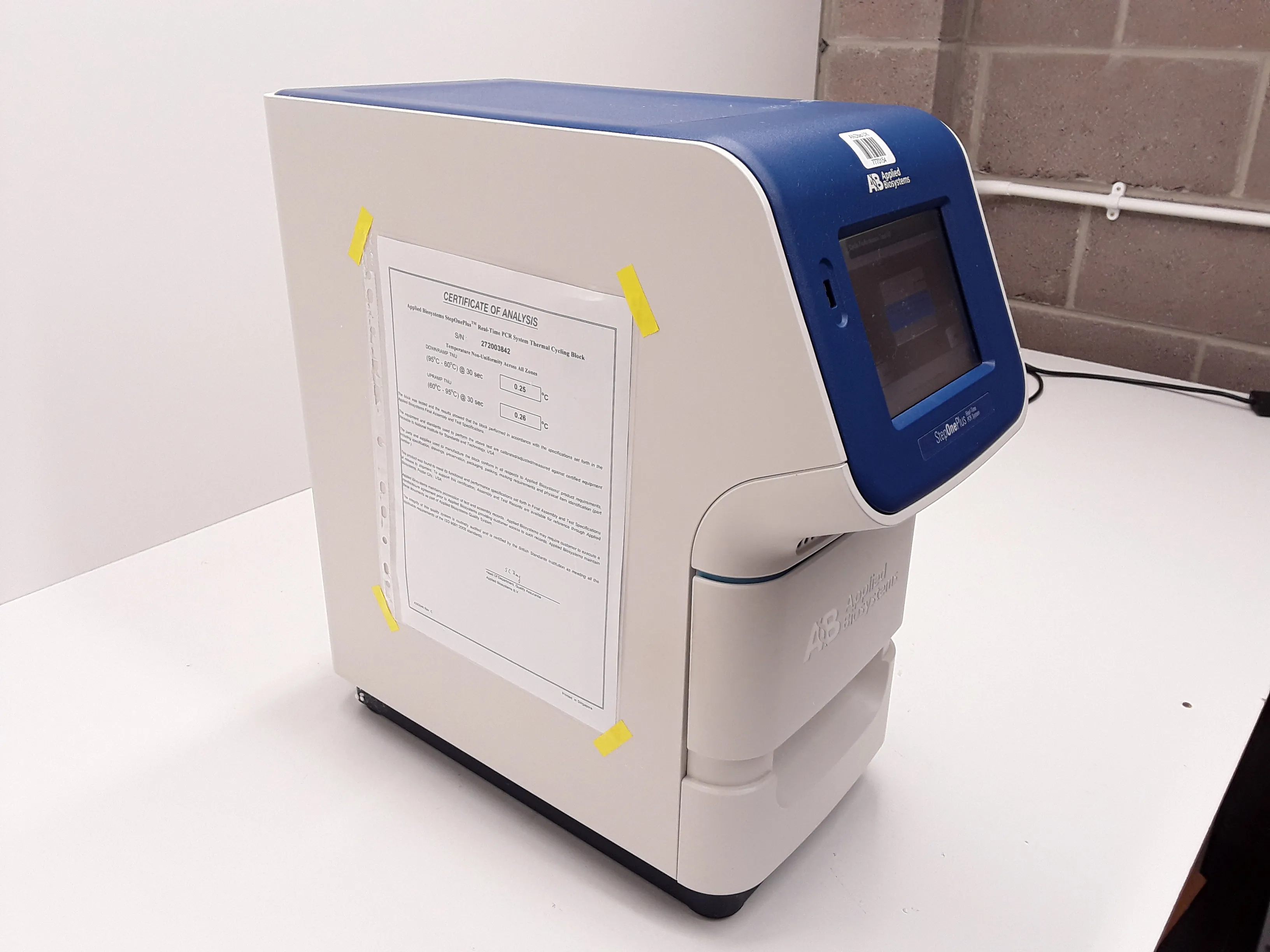 Applied Biosystems Real-Time PCR System StepOnePlus Model 272003842