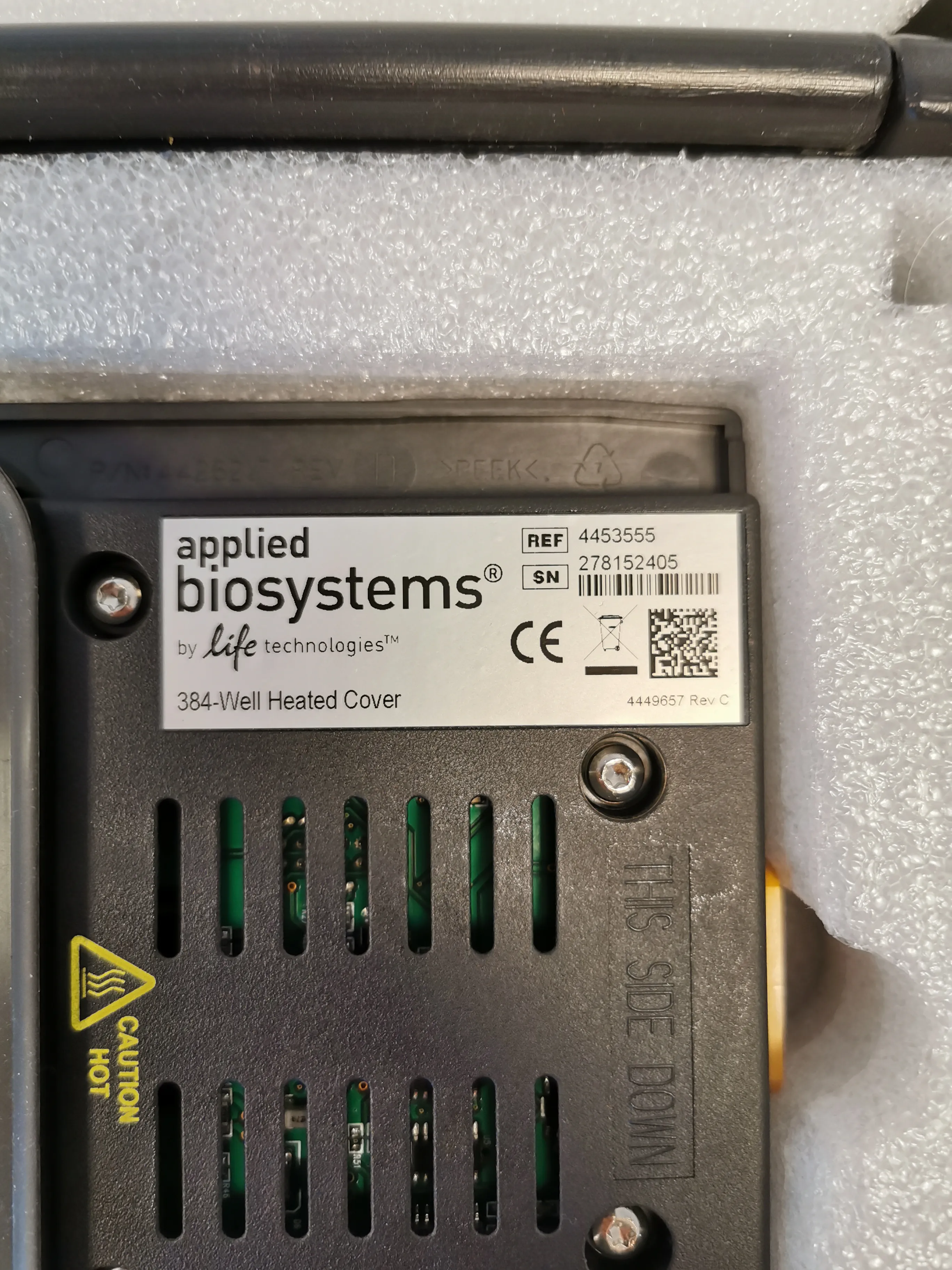 Applied Biosystems 384-Well Heated Cover 4453555