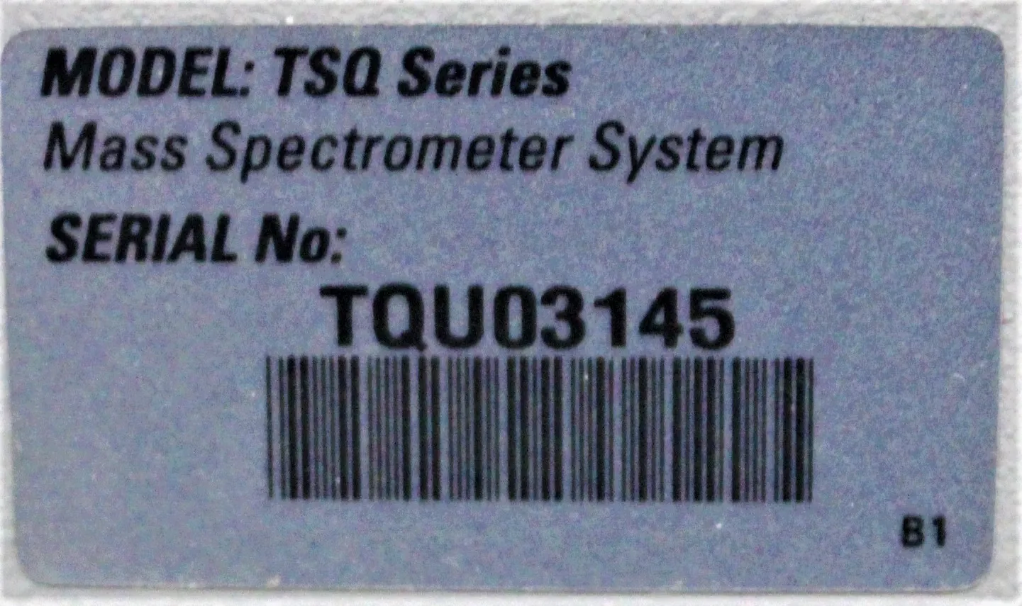 Thermo Scientific TSQ Quantum XLS Mass Spectrometer