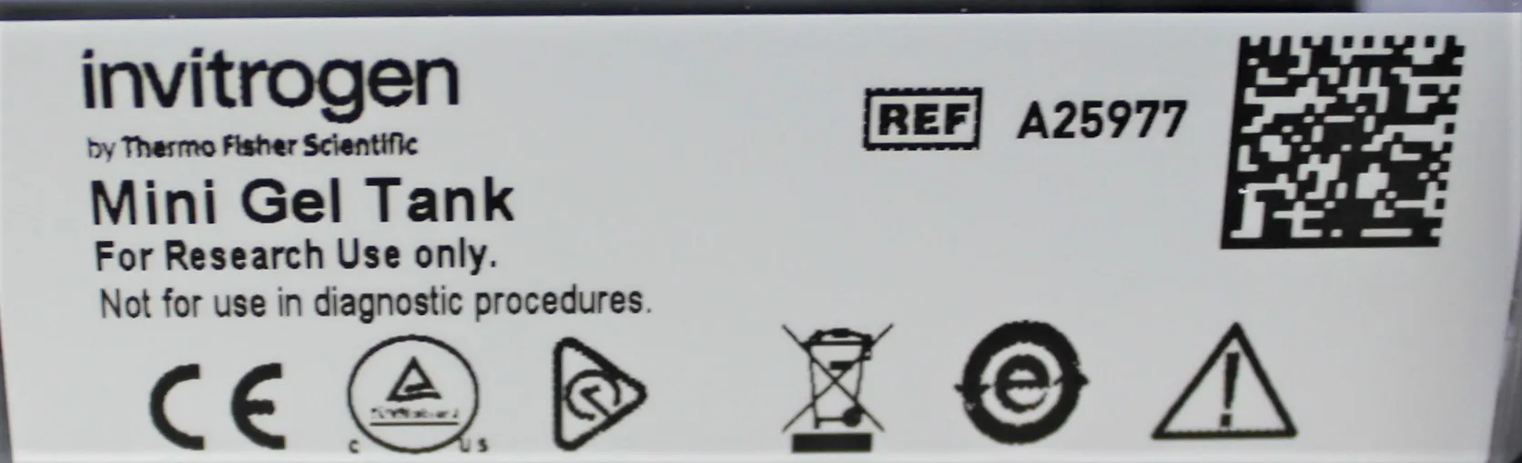 Invitrogen Mini Gel Tank A25977