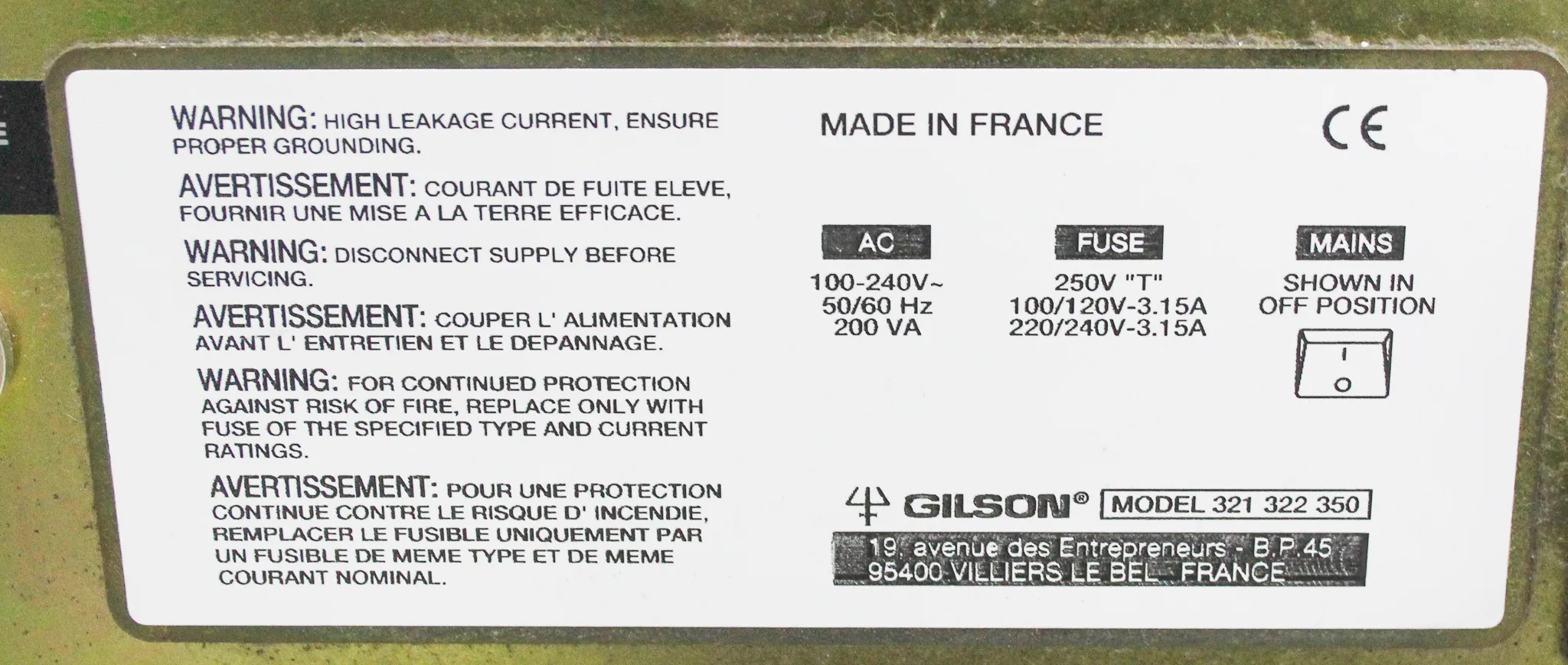 Gilson 322 HPLC Pump with H2 (Compact Version)