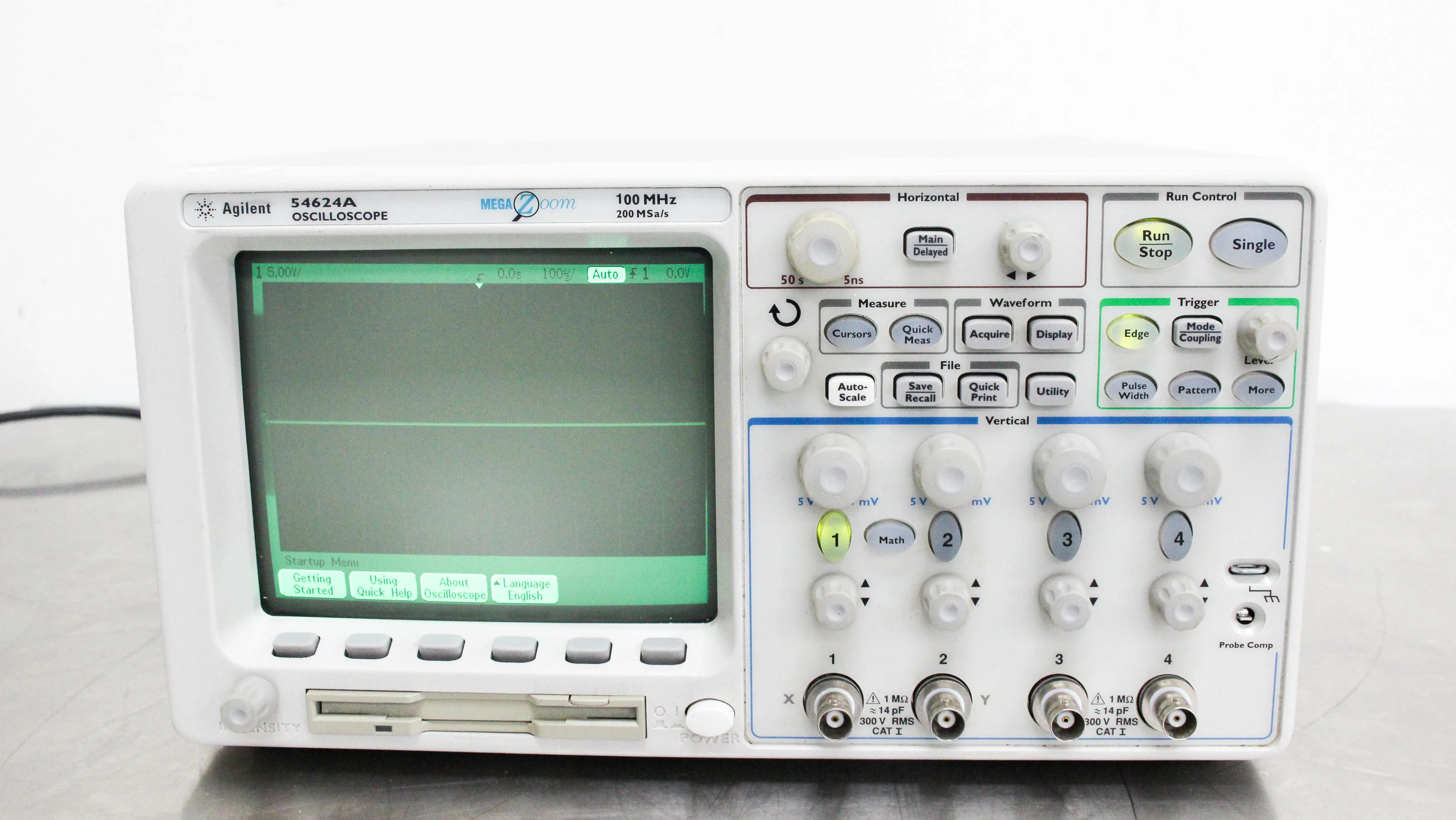 Agilent 4CH 100 MHZ Oscilloscope 54624A