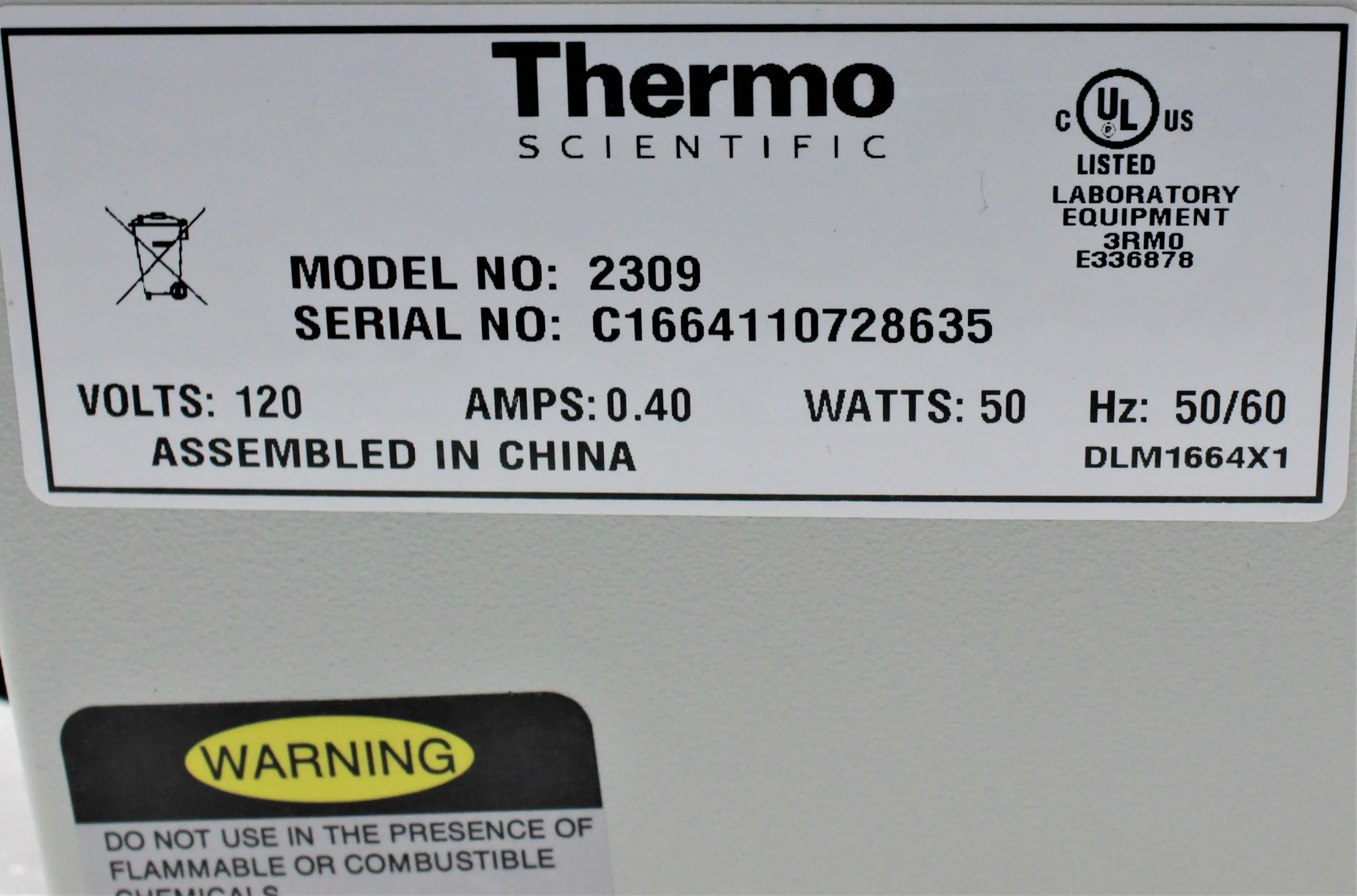 Thermo Scientific Lab Rotator 2309, Used, 240VAC 50Hz